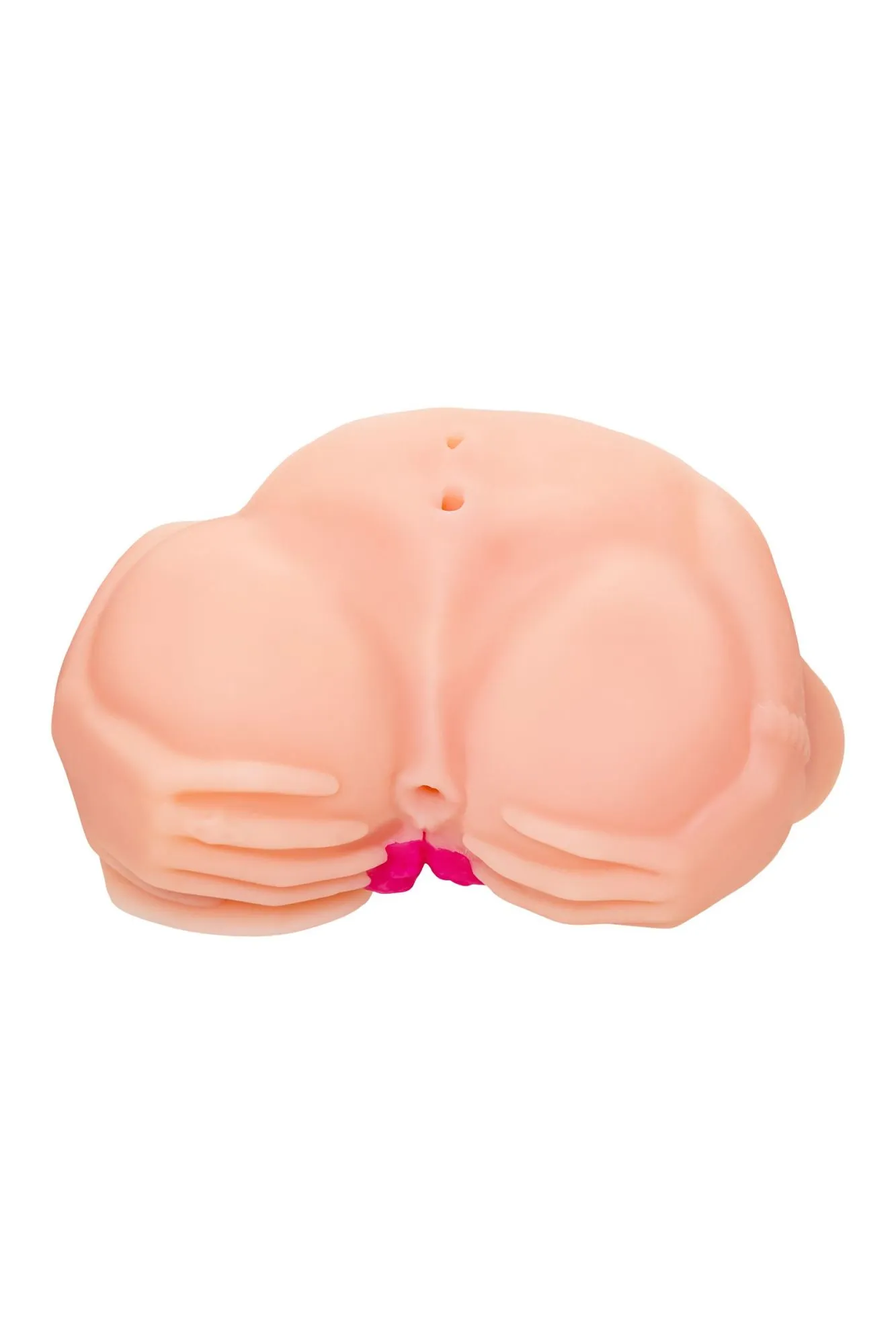 мастурбатор реалистичный toyfa juicy pussy nicole с вибрацией, вагина и анус, tpr, телесный, 19 см в 