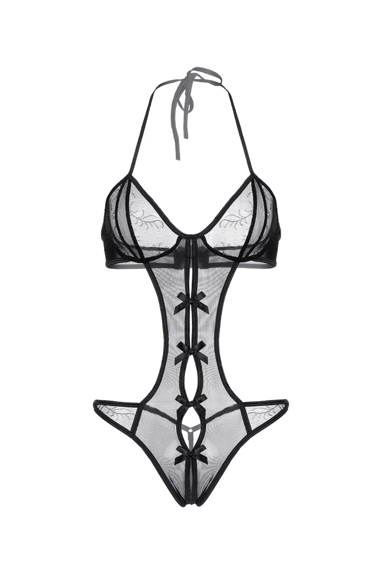 Эротическое эротическое боди-монокини candy girl vegas черное, os в 