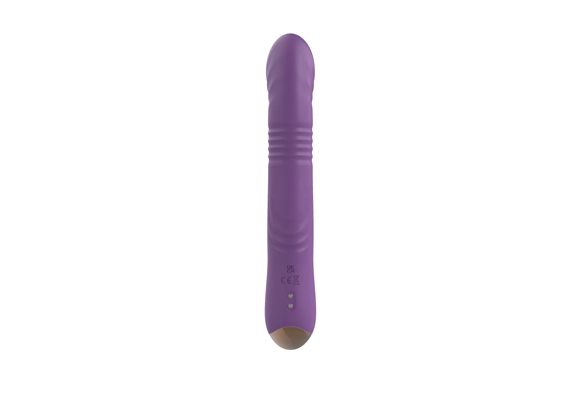 силиконовый вибратор с возвратно-поступательной стимуляцией sw24126-purple в 