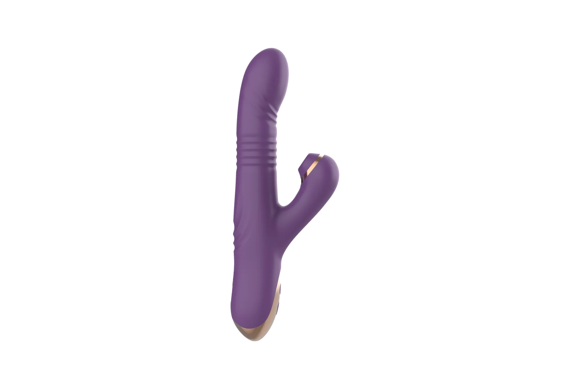 силиконовый вибратор с возвратно-поступательной стимуляцией sw24126-purple в 