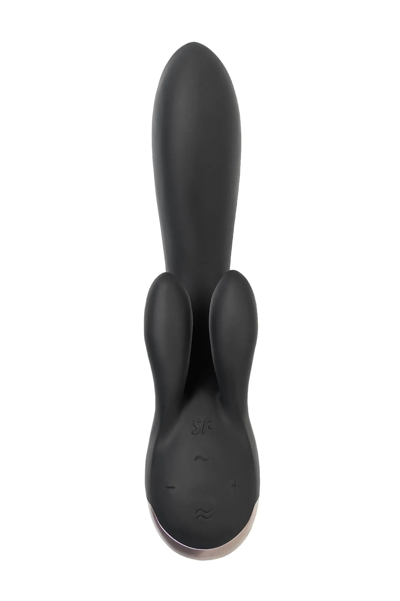вибромассажер satisfyer double flex connect app, черный, силикон в 