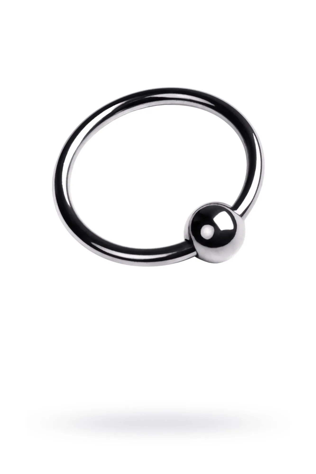 кольцо под головку пениса metal by toyfa, серебряное в 