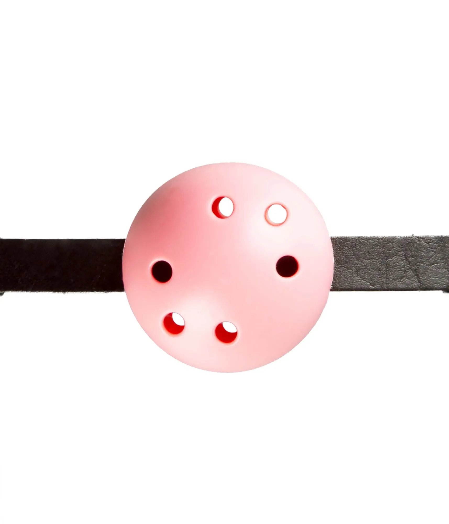 кляп пластиковый шарик, розовый в 