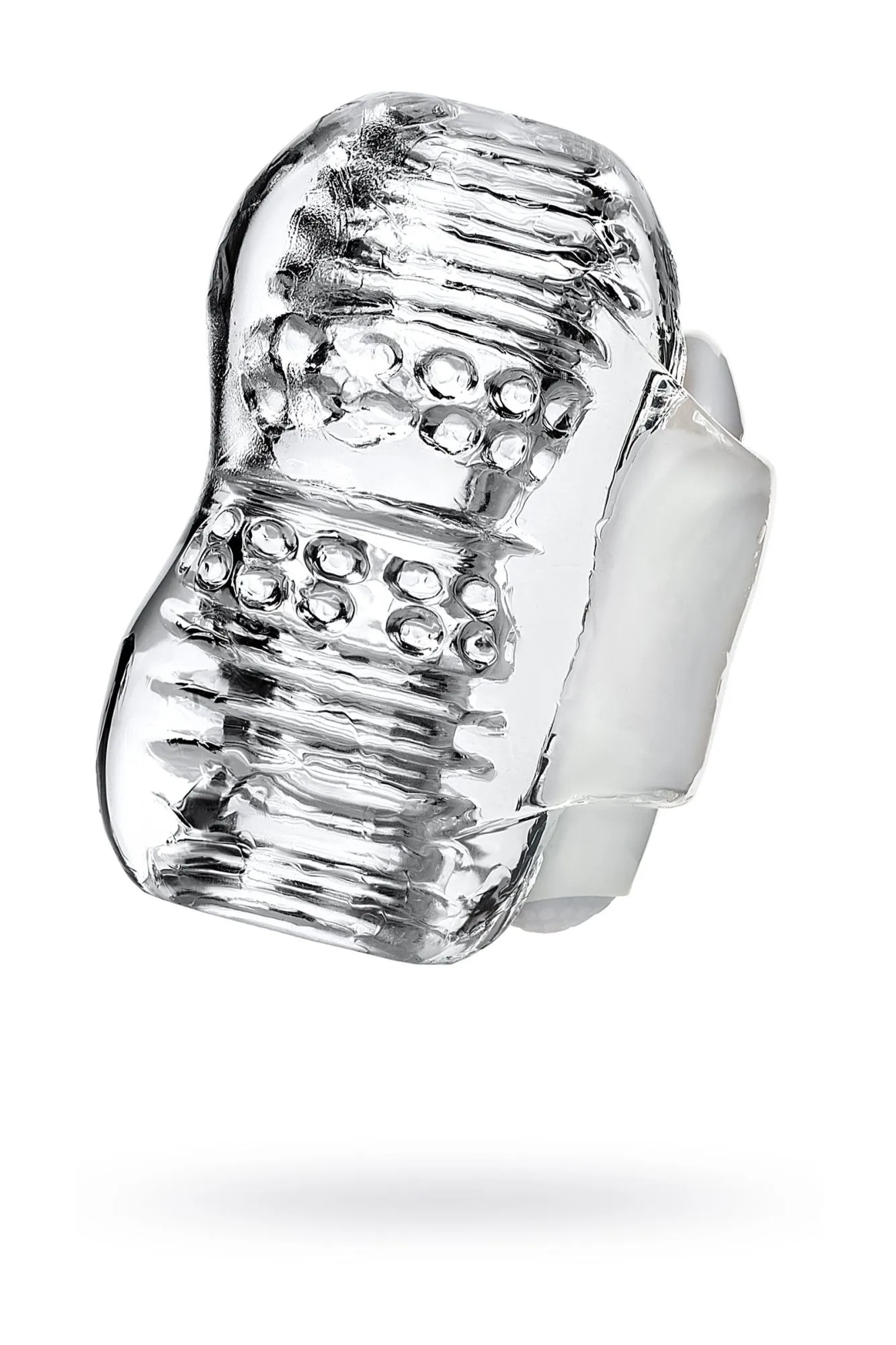 мастурбатор нереалистичный lingam by toyfa khani, tpe, прозрачный, 9 см в 