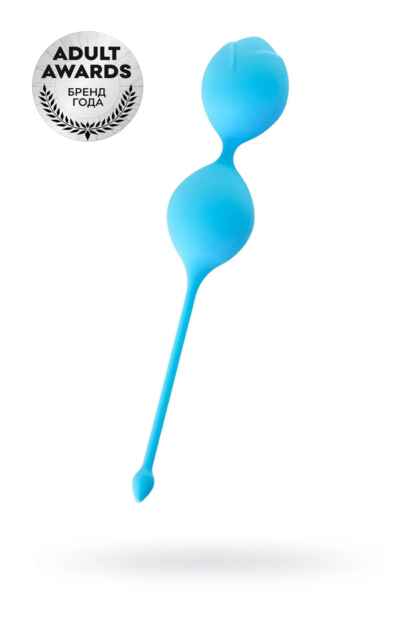 вагинальные шарики toyfa  a-toys trot, силикон, голубой, 19,5 см в 