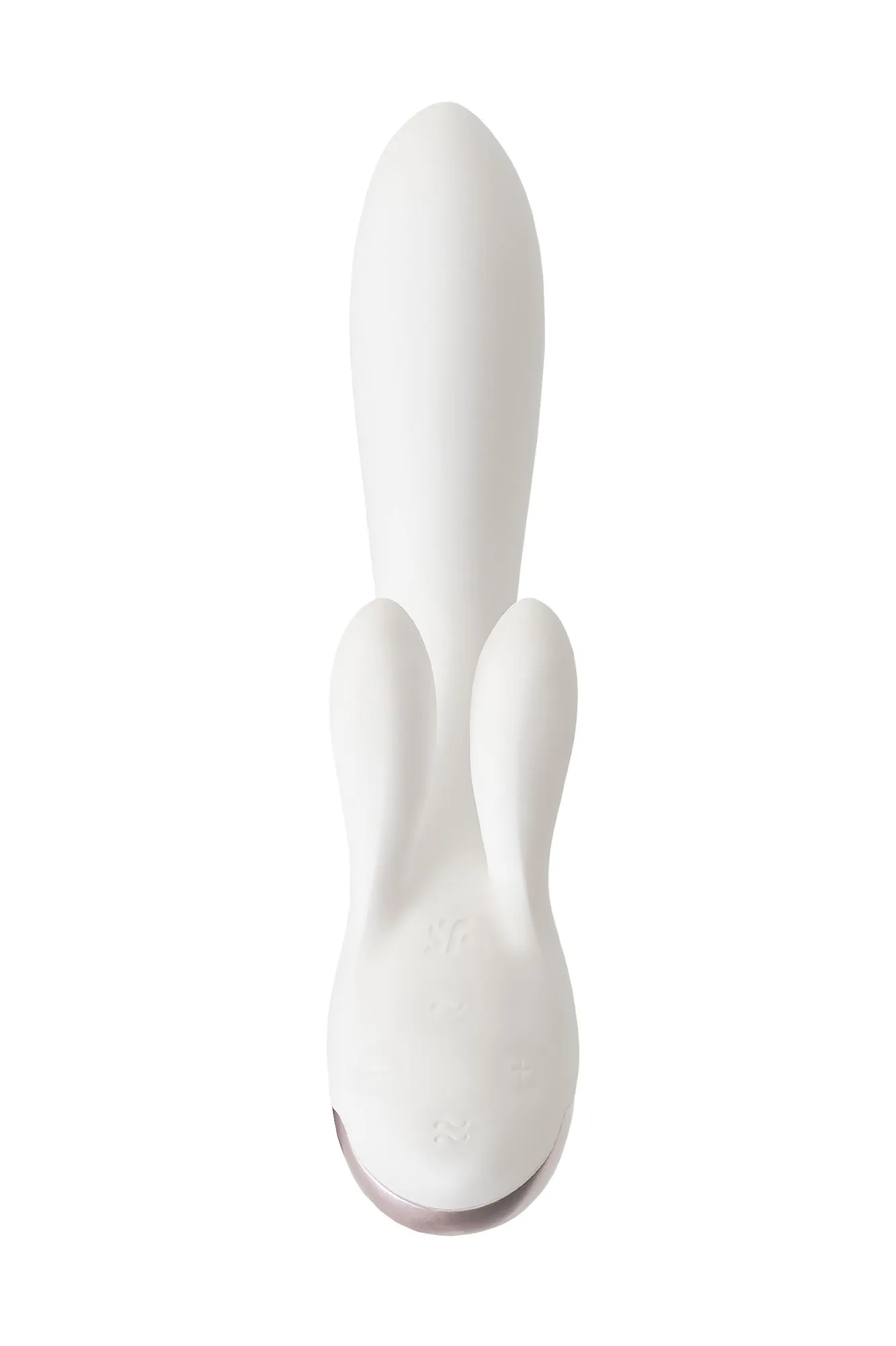 вибромассажер satisfyer double flex connect app, белый, силикон в 