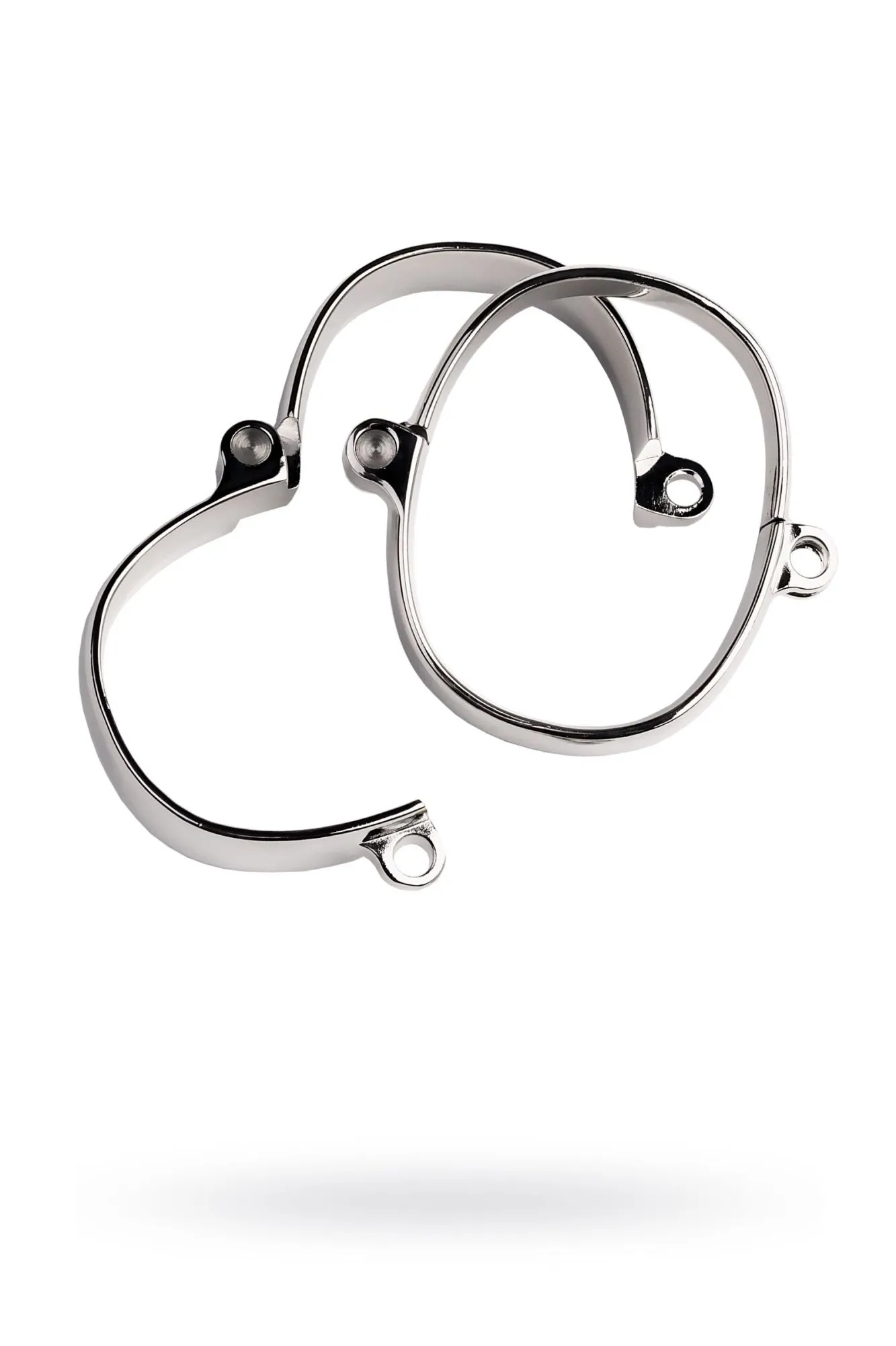 наручники, toyfa metal, серебристые, 6,5х8 см в 