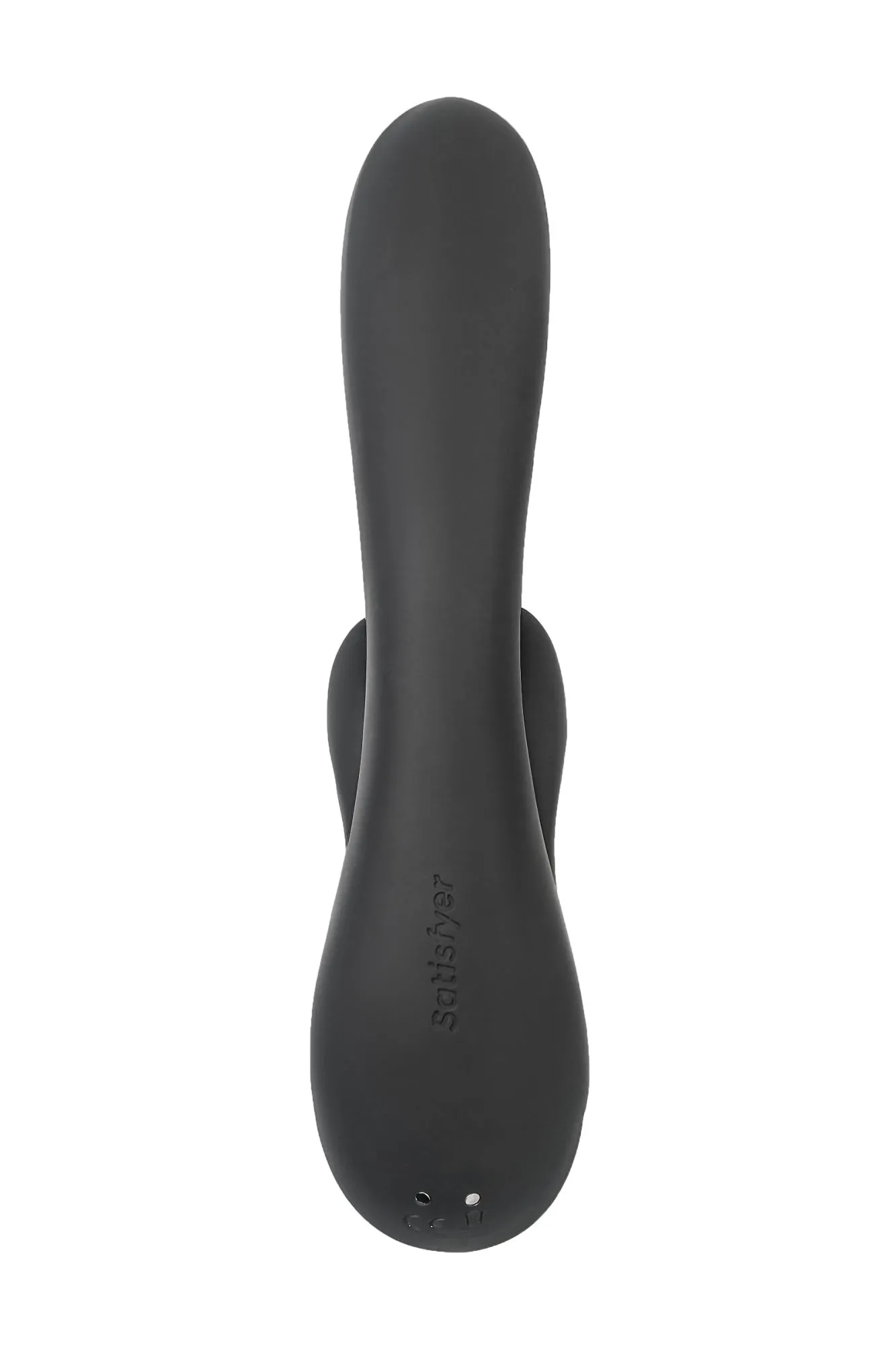 вибромассажер satisfyer double flex connect app, черный, силикон в 