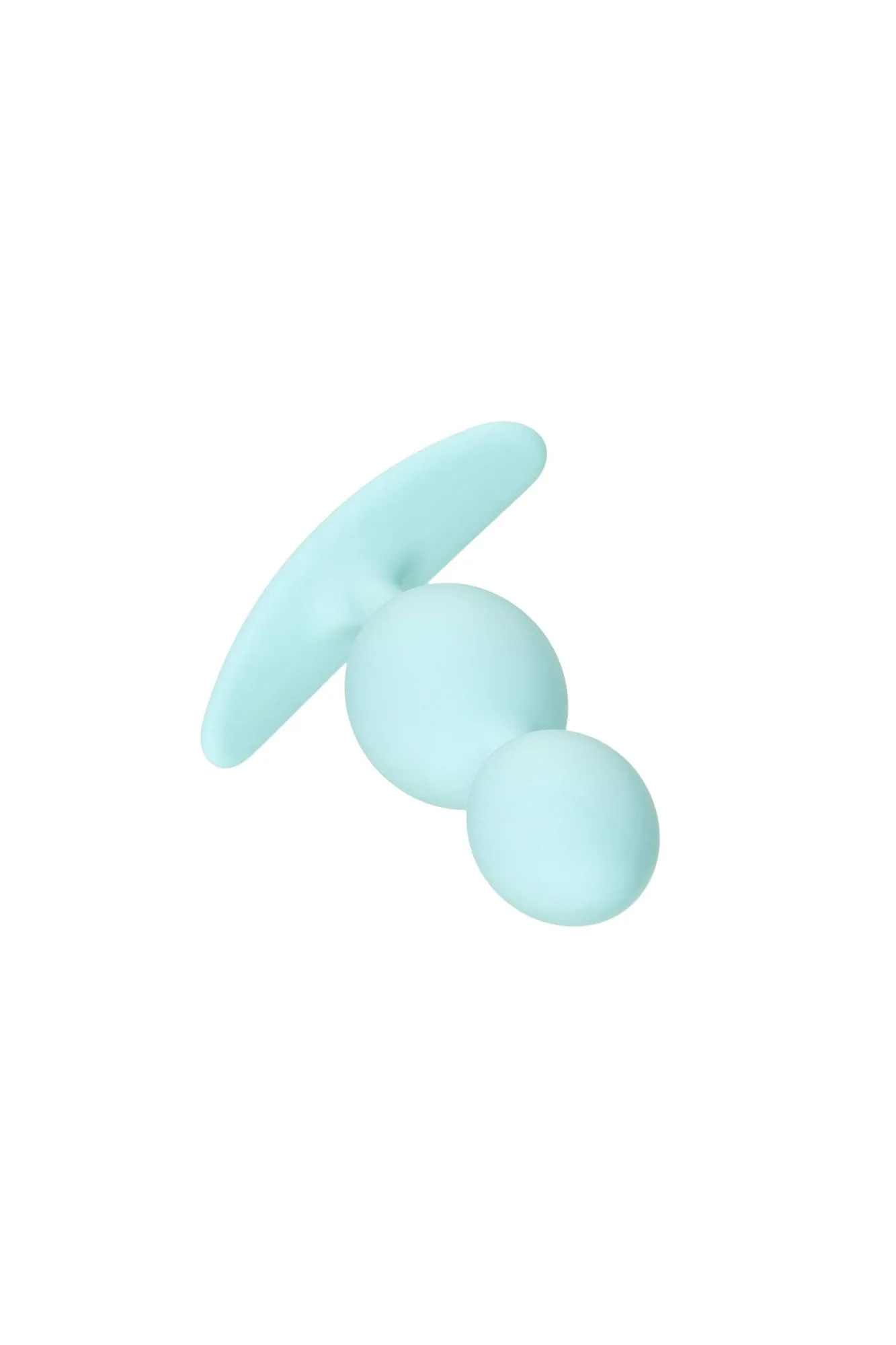 анальная втулка todo by toyfa roll, силикон, мятная, 9,2 см, ø 2,7 см в 