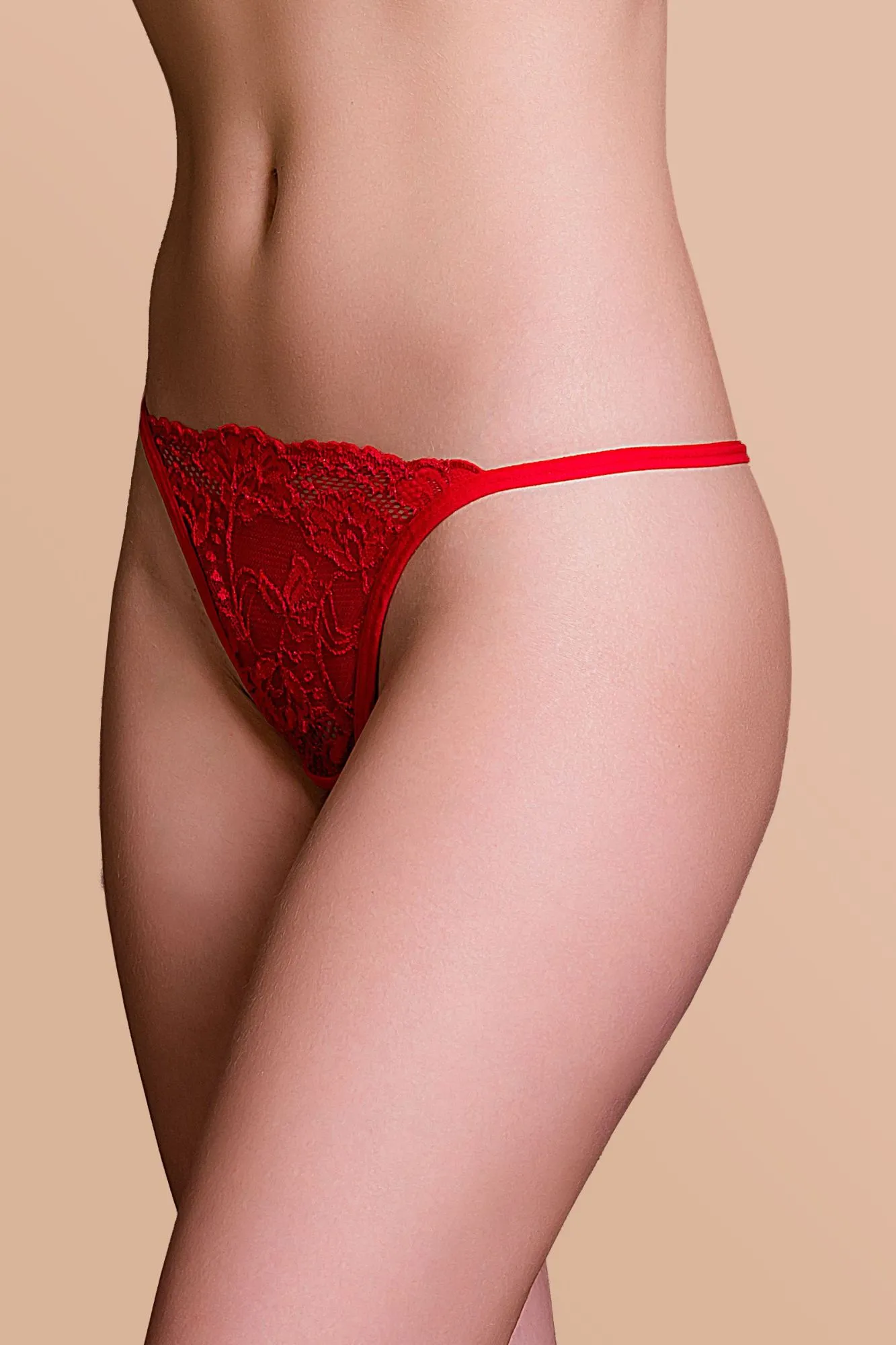 Эротическое трусики со стразами joli gina, красный, os в 