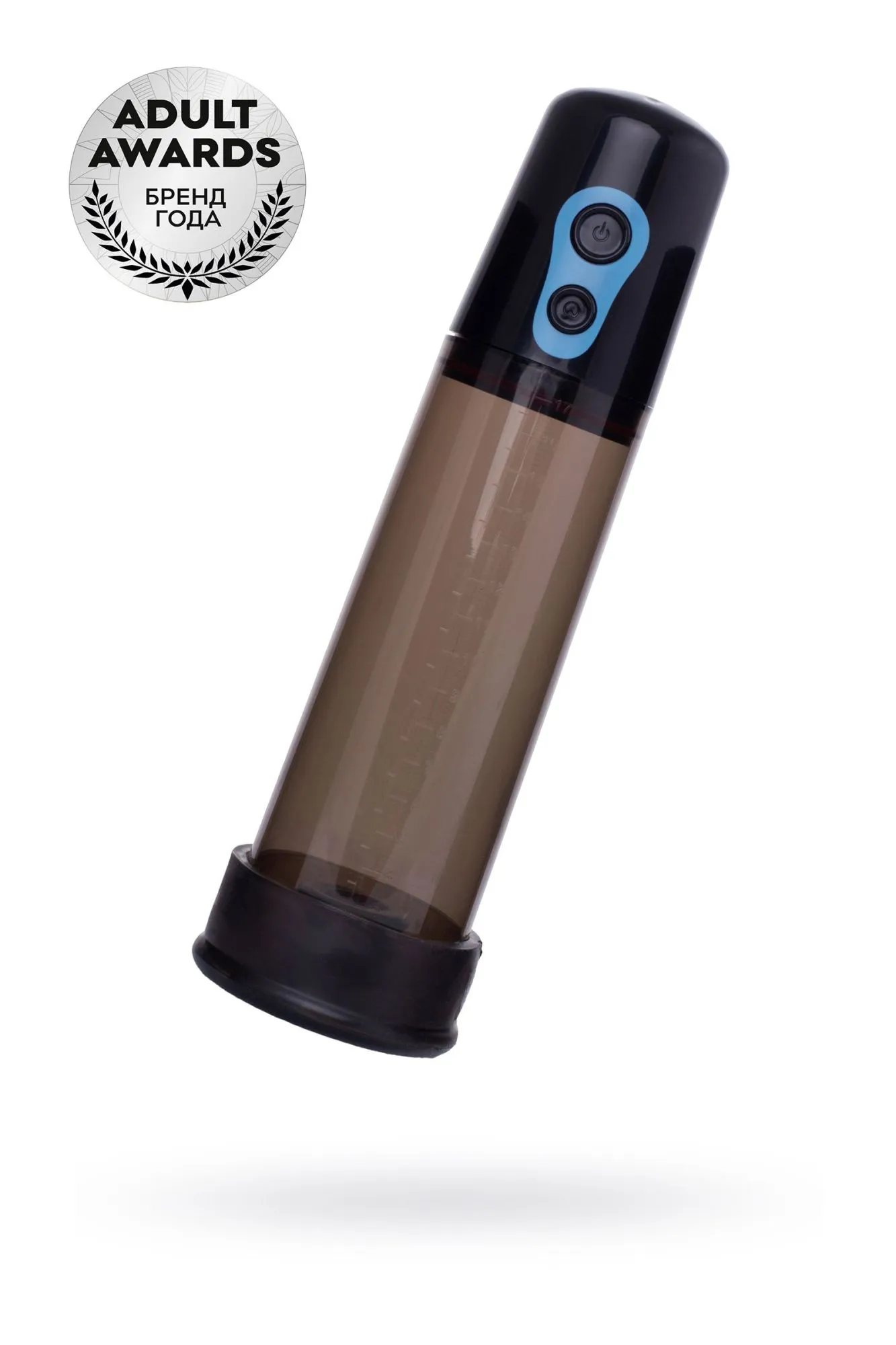 помпа для пениса toyfa  a-toys acrilic, силикон, чёрный, 26 см в 