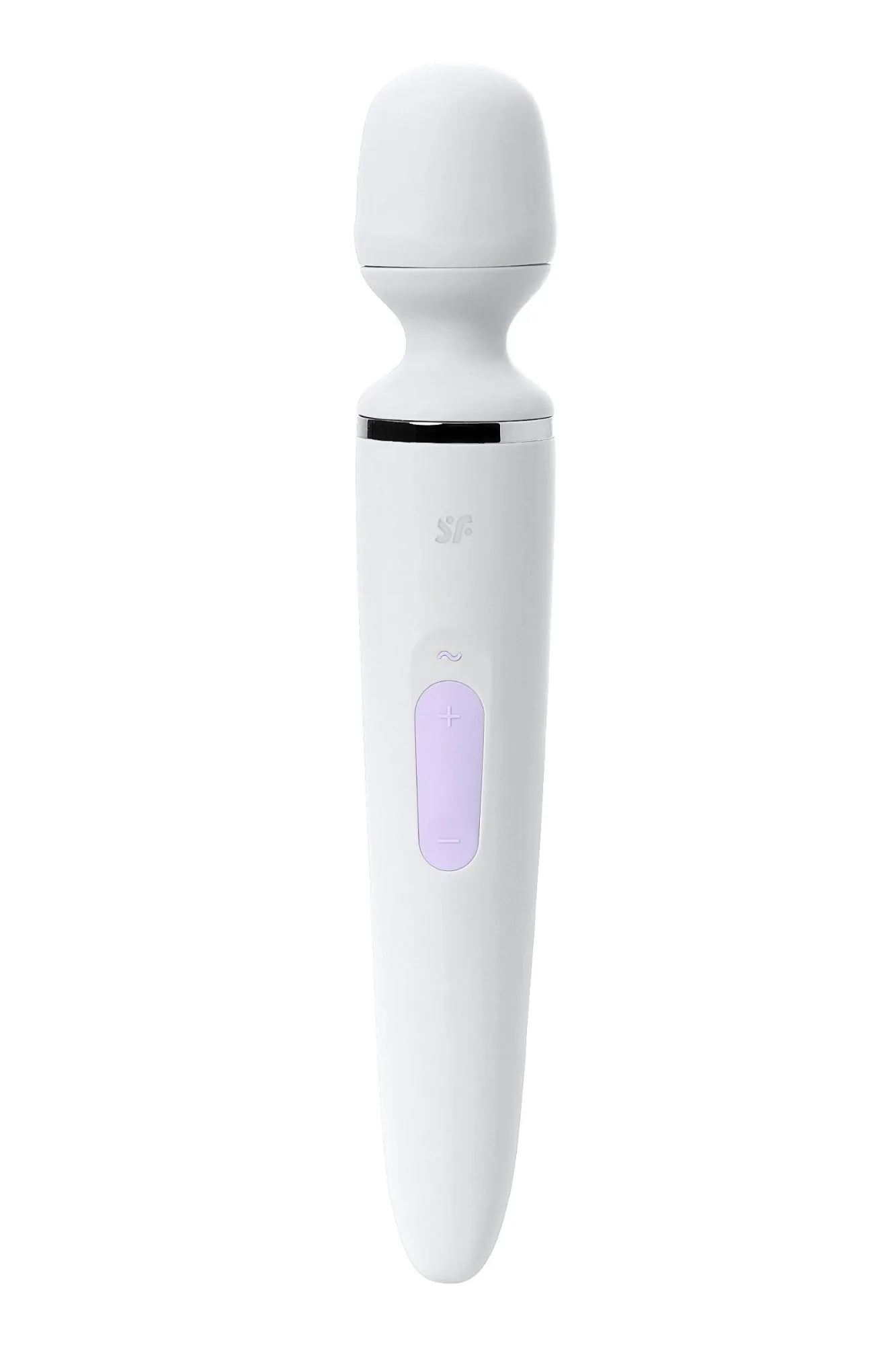 нереалистичный вибратор satisfyer woman wand, abs пластик, белый, 34 см. в 