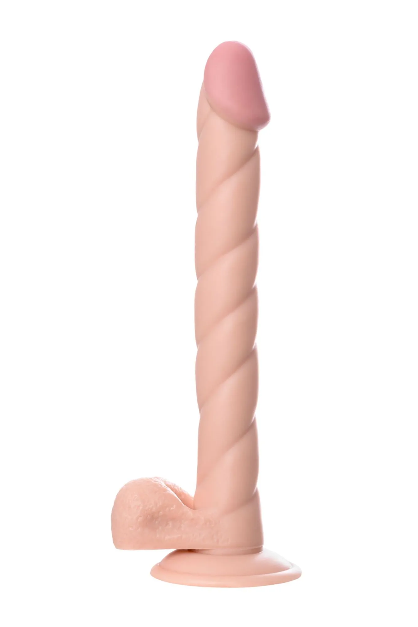 реалистичный фаллоимитатор toyfa realstick nude, pvc, телесный, 31,5 см в 