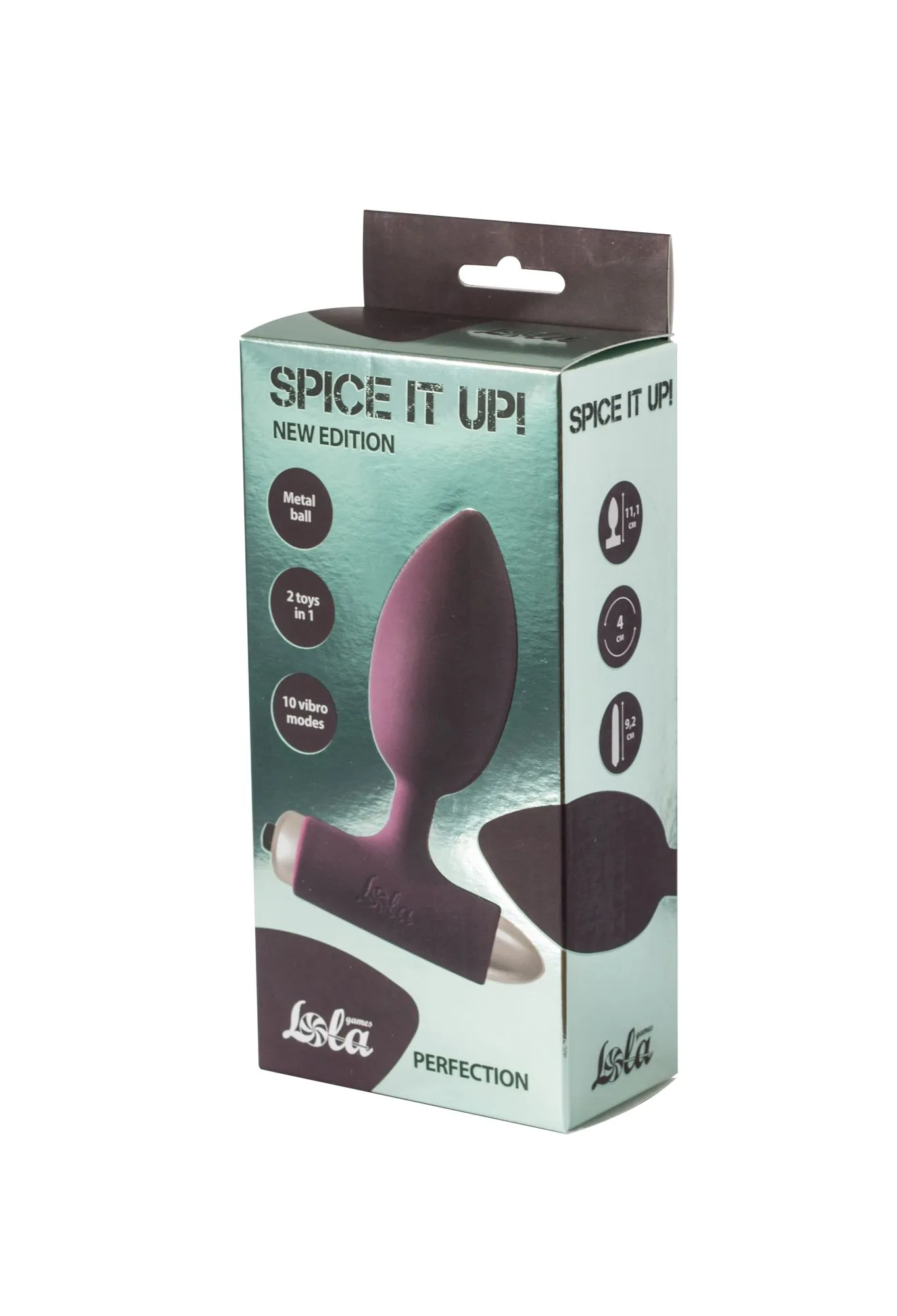 анальная пробка с вибрацией spice it up new edition perfection wine red 8014-03lola в 