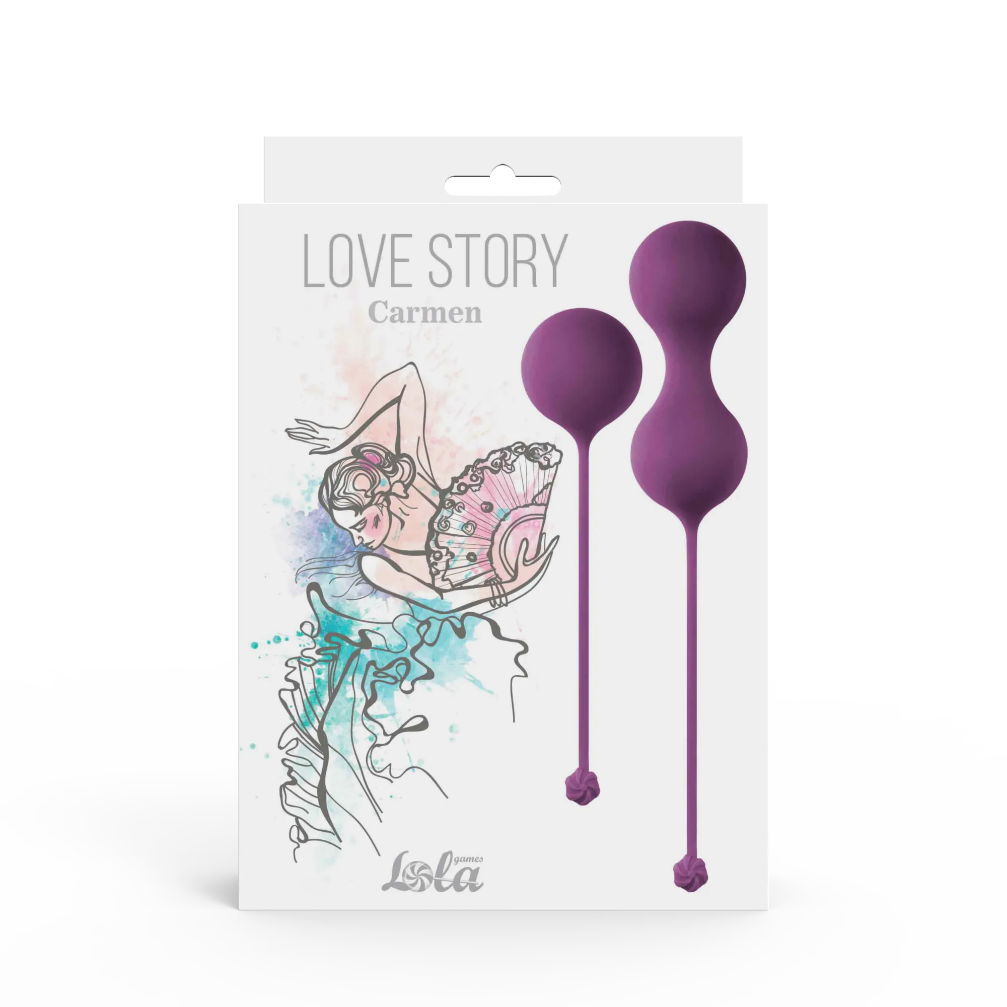 набор вагинальных шариков love story carmen lavender sunset 3011-03lola в 