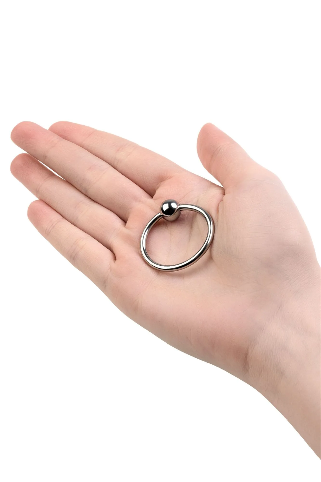 кольцо под головку пениса metal by toyfa, серебряное в 