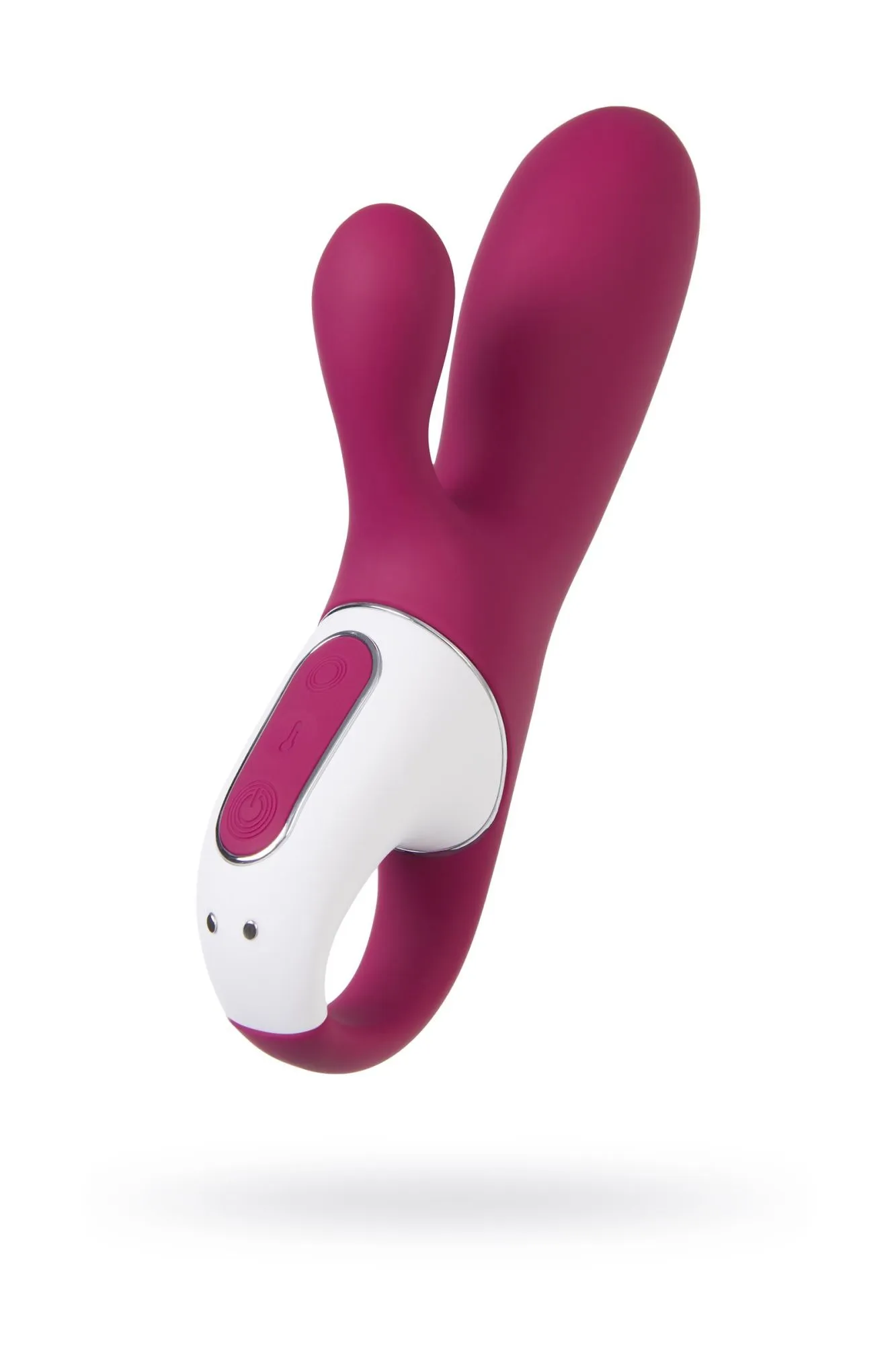 вибратор satisfyer hot bunny с клиторальным стимулятором, красный в 