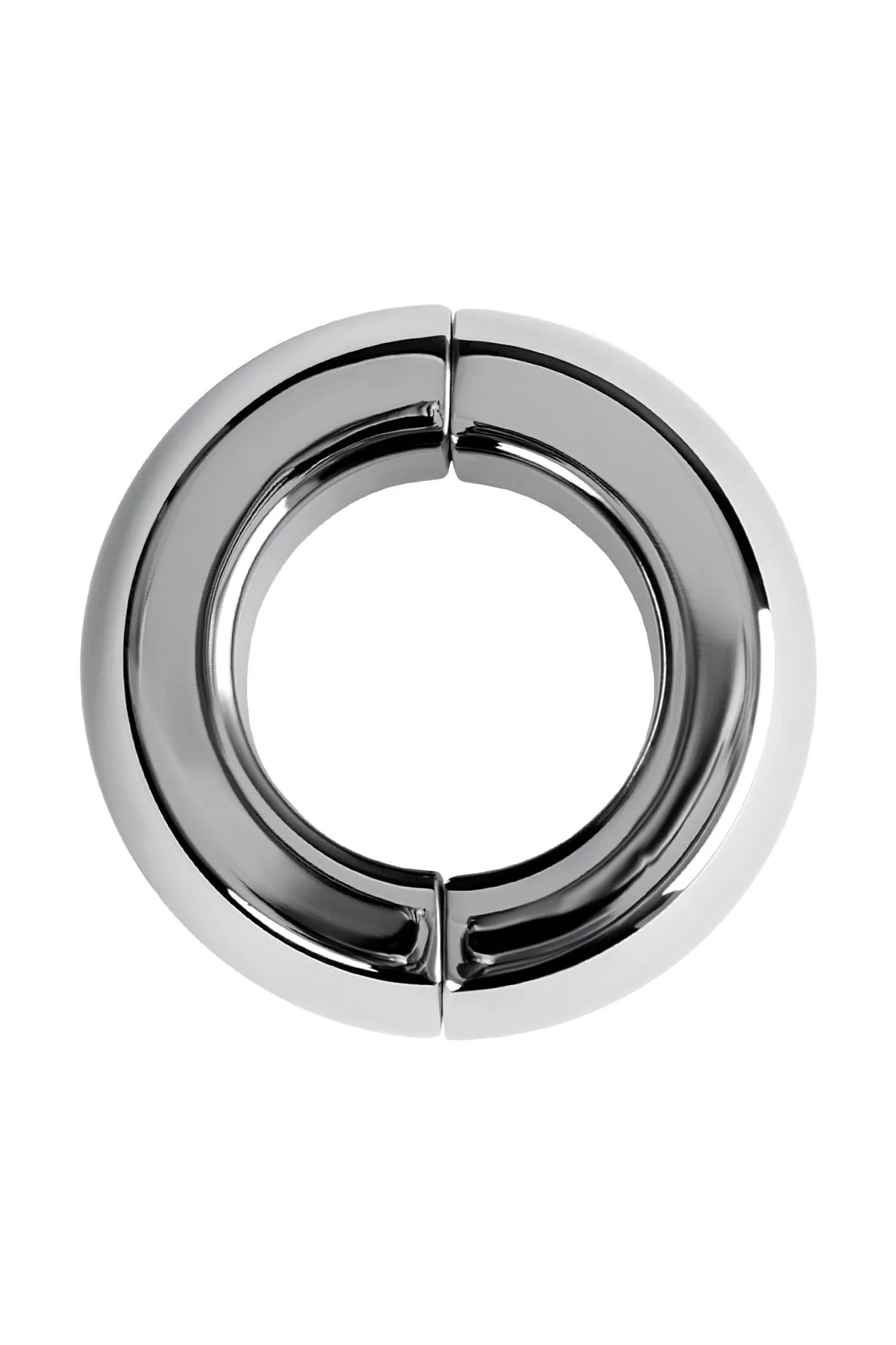 утяжелитель на мошонку metal by toyfa на магнитах, серебряный в 