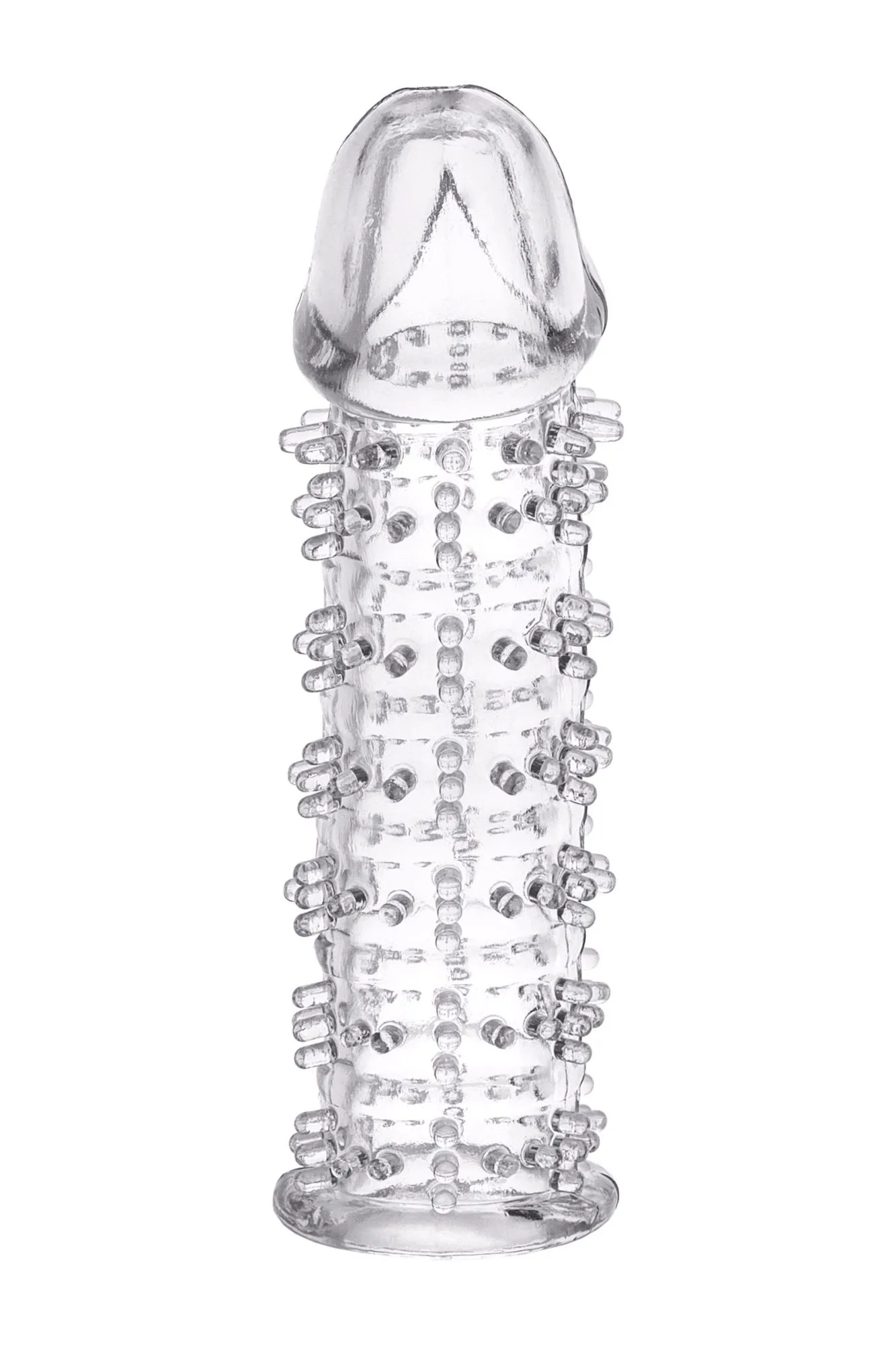 насадка toyfa, tpe, прозрачный, 12,5 см в 