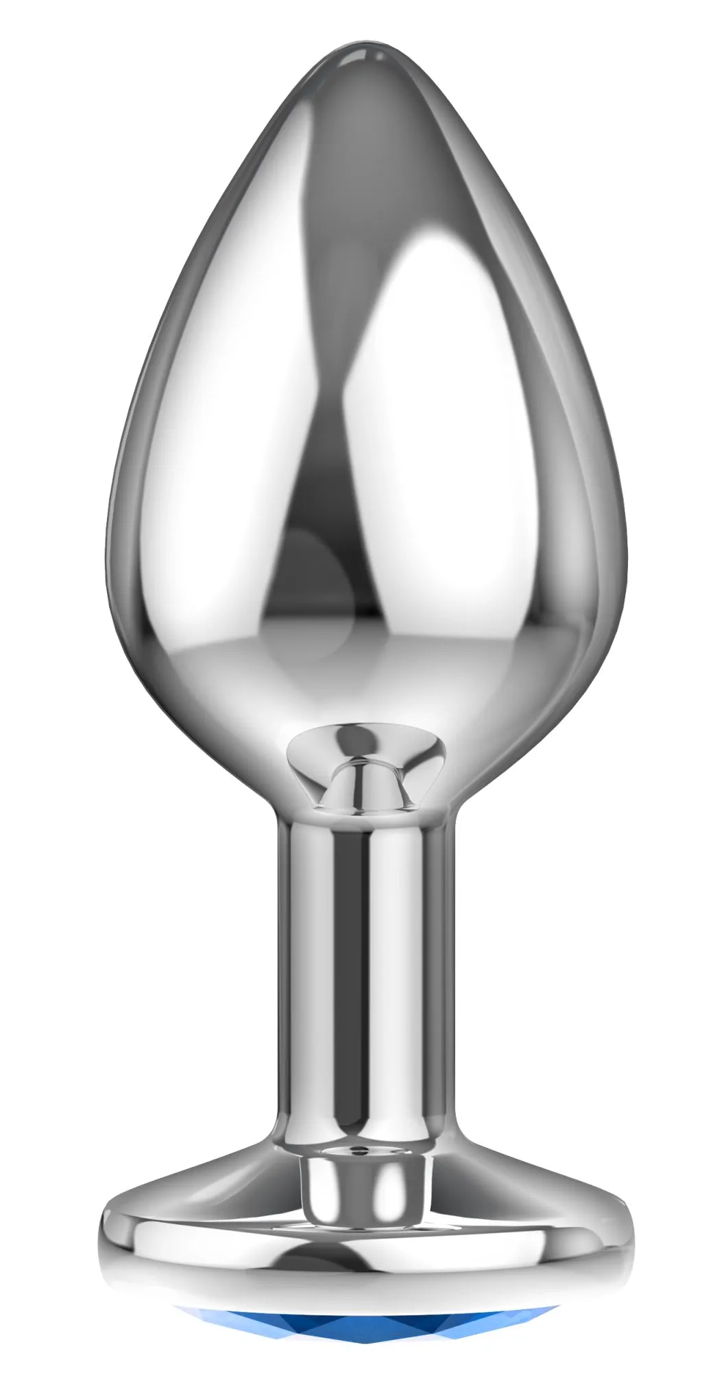 анальная пробка diamond light blue sparkle large 4010-04lola в 