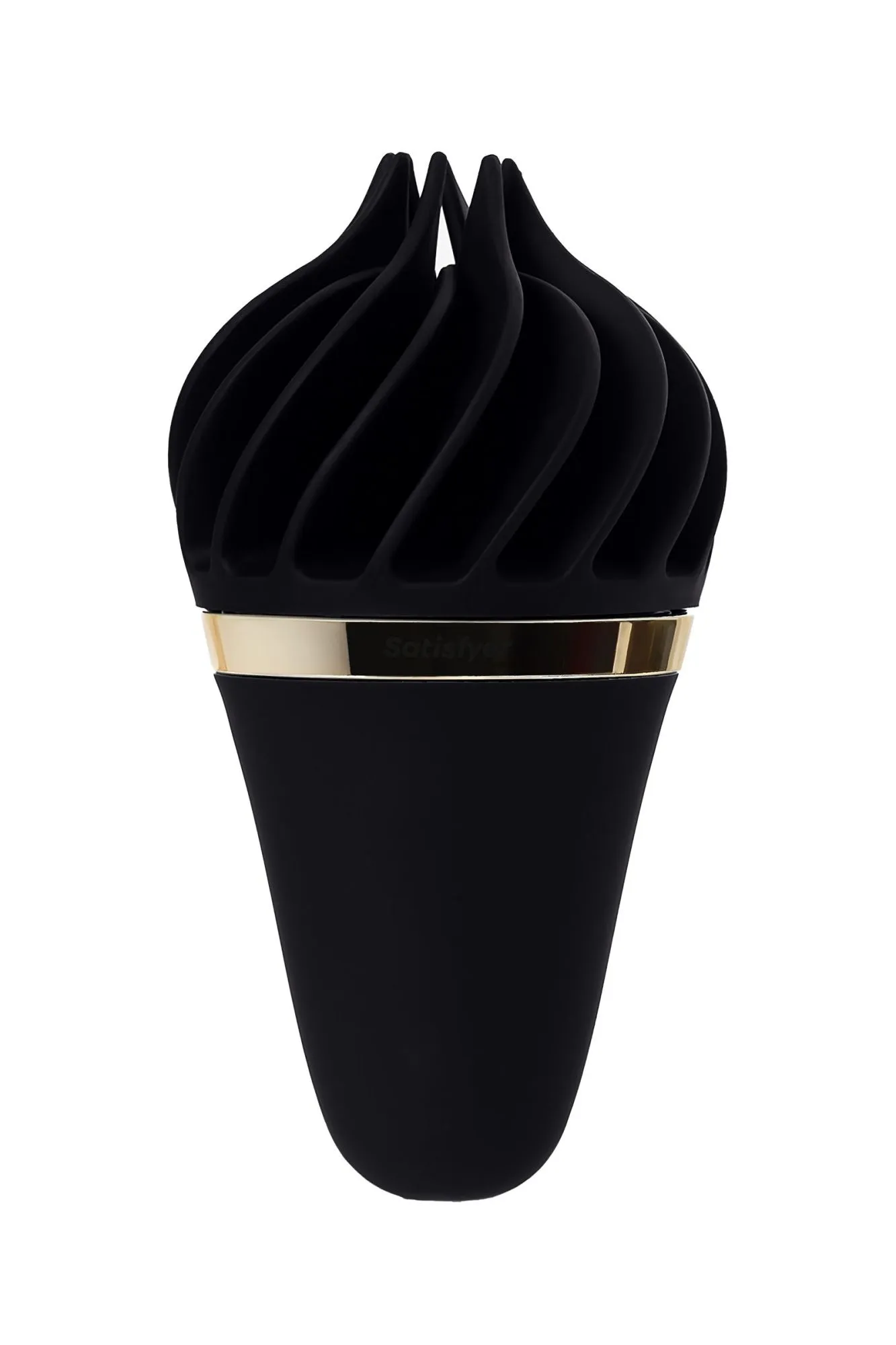 вибромассажер satisfyer layons sweet treat, силикон, черный, 10,4 см. в 