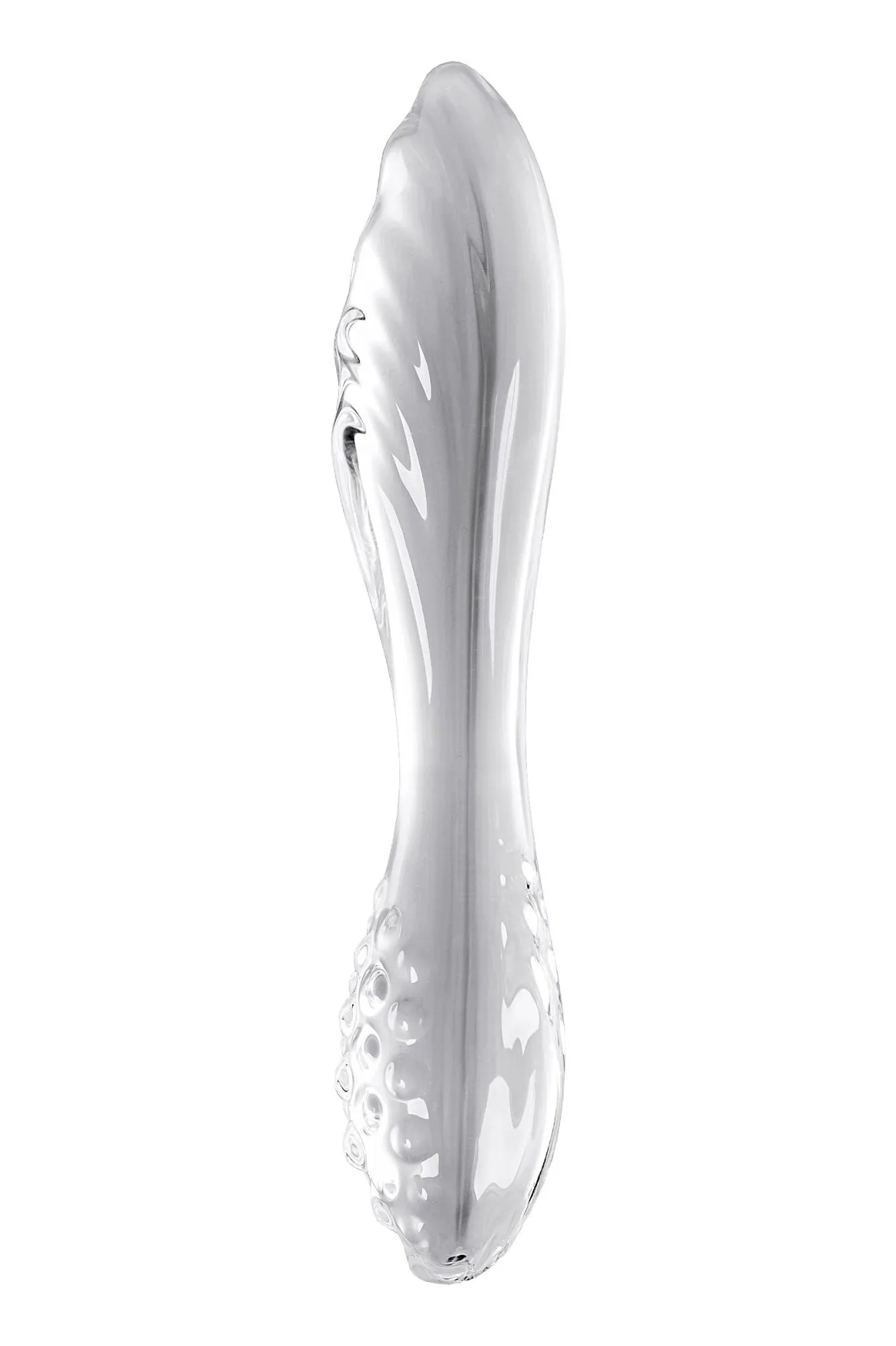 двусторонний фаллоимитатор satisfyer dazzling crystal 1, стекло, прозрачный, 18,5 см в 