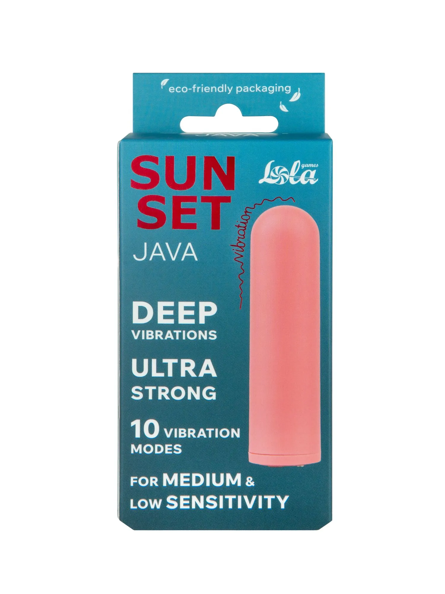 перезаряжаемая вибропуля java sunset orange 9705-03lola в 