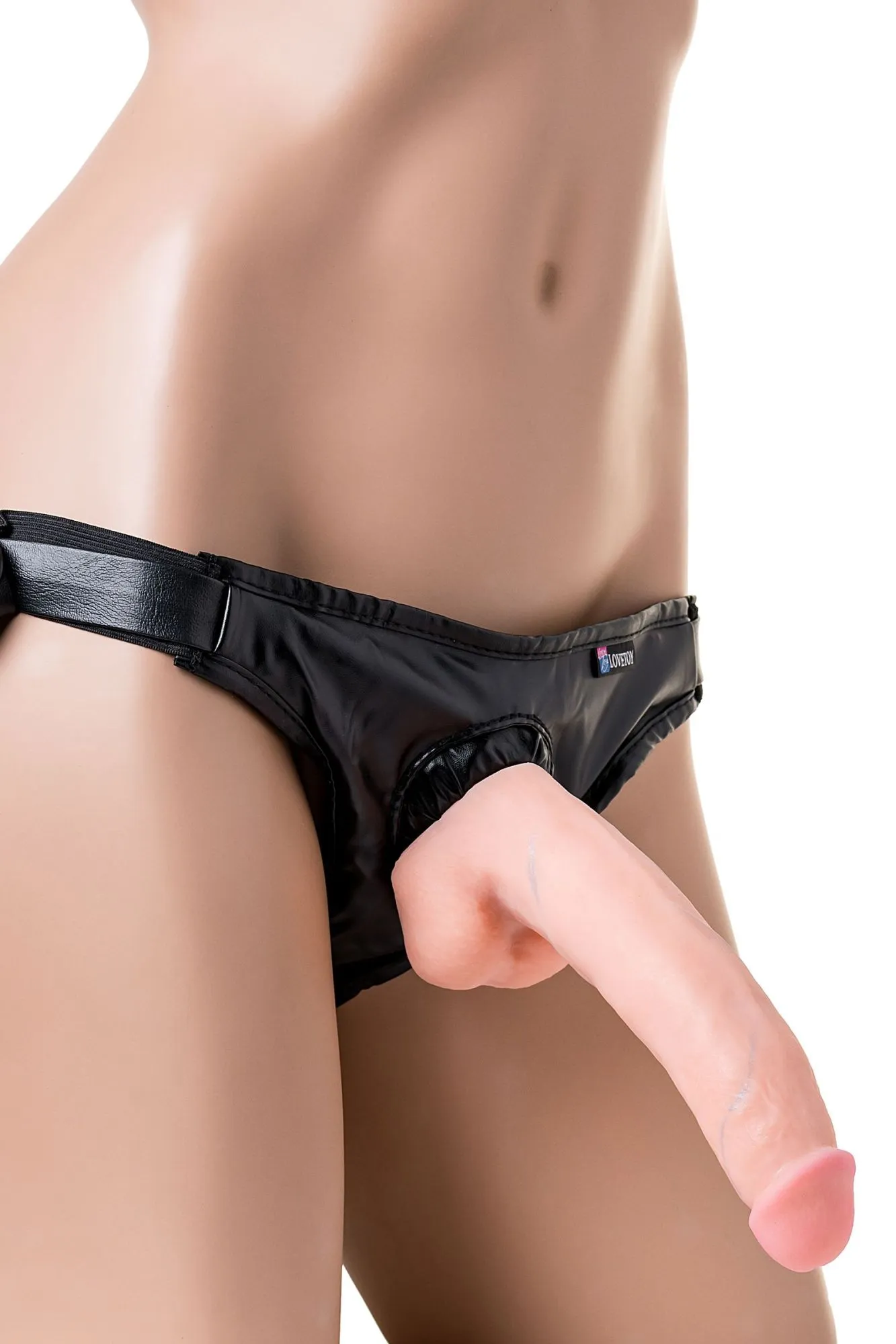 страпон на креплении lovetoy woman - cuba с 2 насадками, neoskin, телесный в 