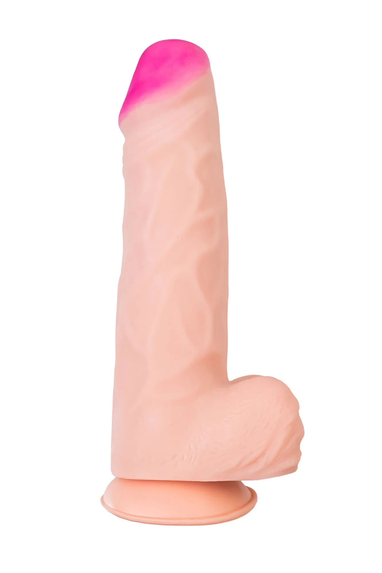 фаллоимитатор-гигант lovetoy, реалистичный, neoskin, телесный, 27 см, ø 6,8 см в 