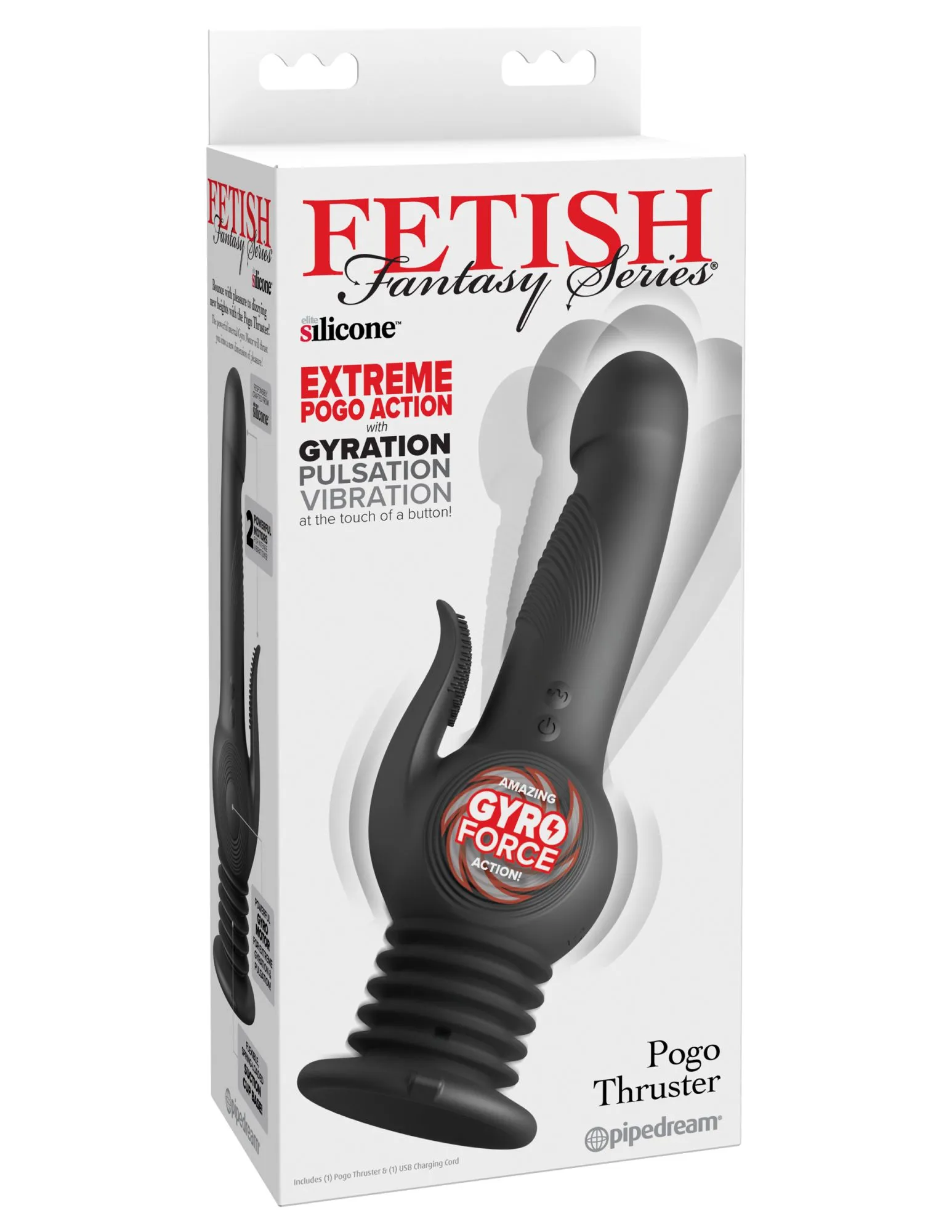 вибратор с функцией фрикций pogo thruster pipedream 456423pd в 