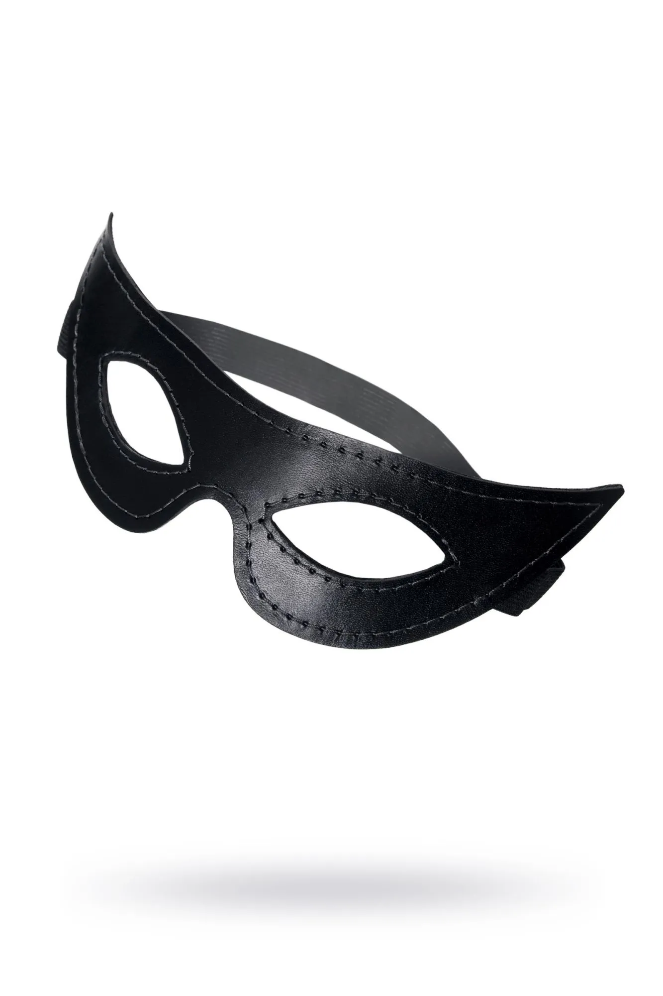 маска pecado bdsm, открытая острая, натуральная кожа, черная в 