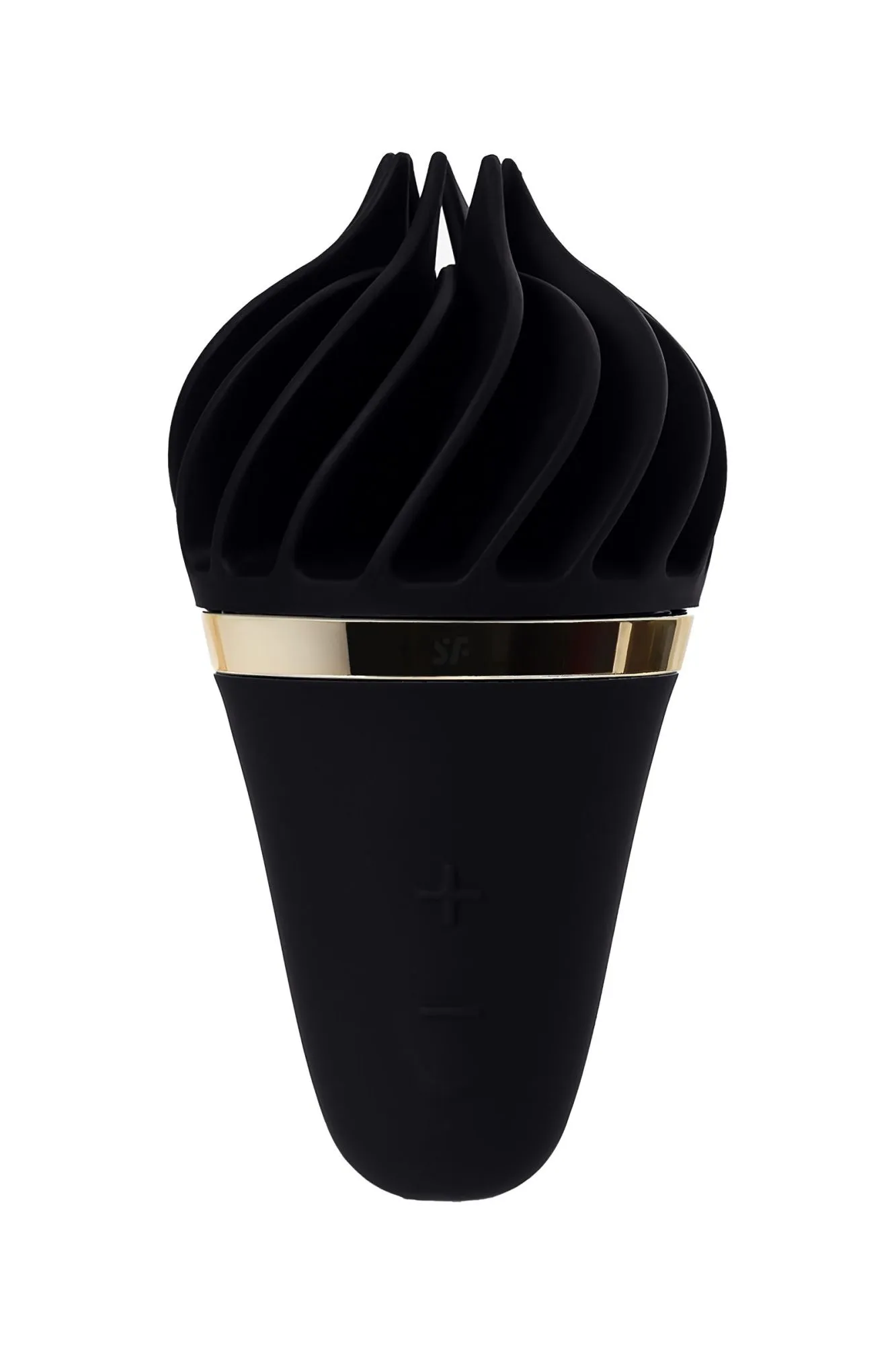 вибромассажер satisfyer layons sweet treat, силикон, черный, 10,4 см. в 