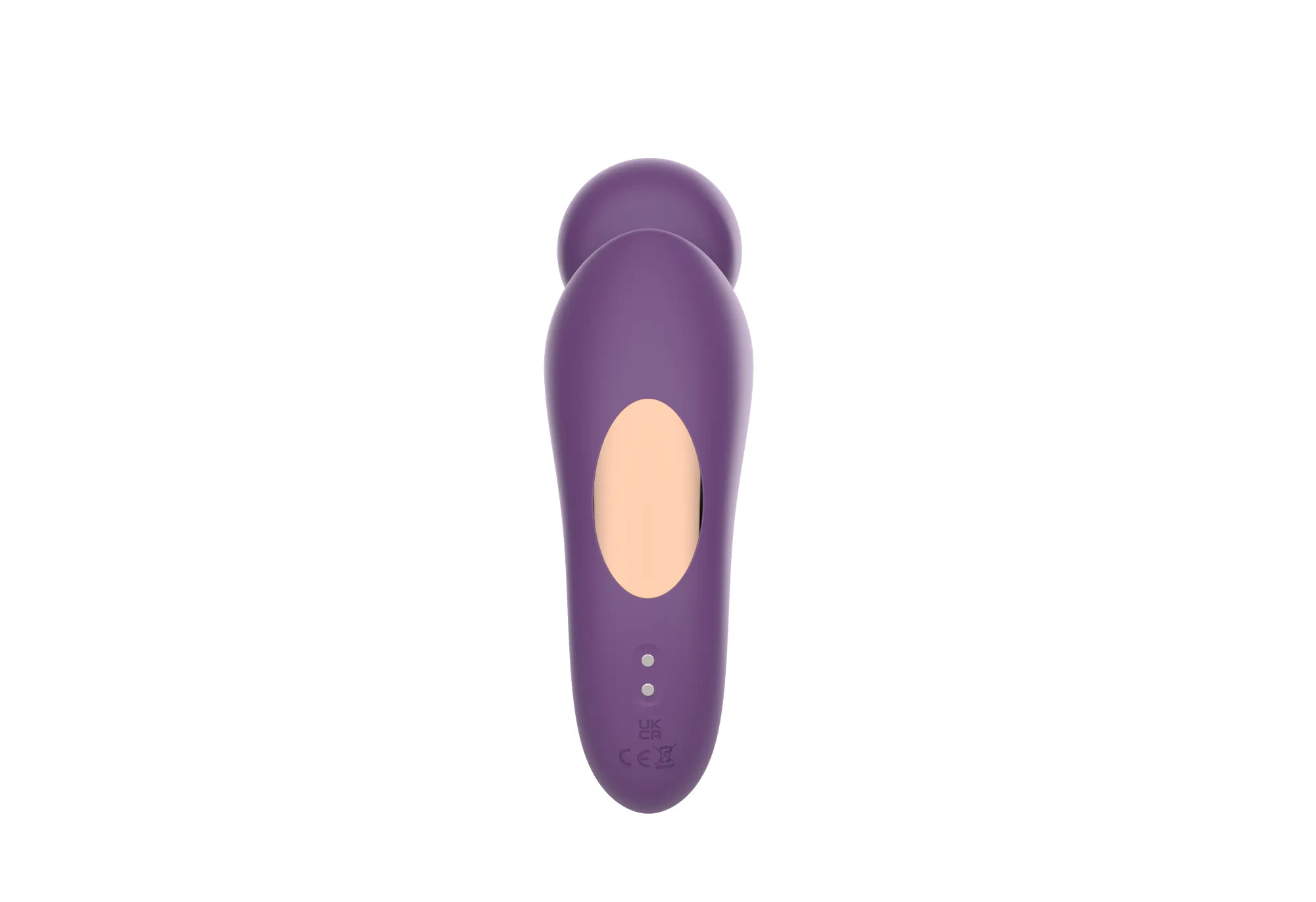 вибратор- вонд с изогнутым корпусом secwell sw24125-purple в 