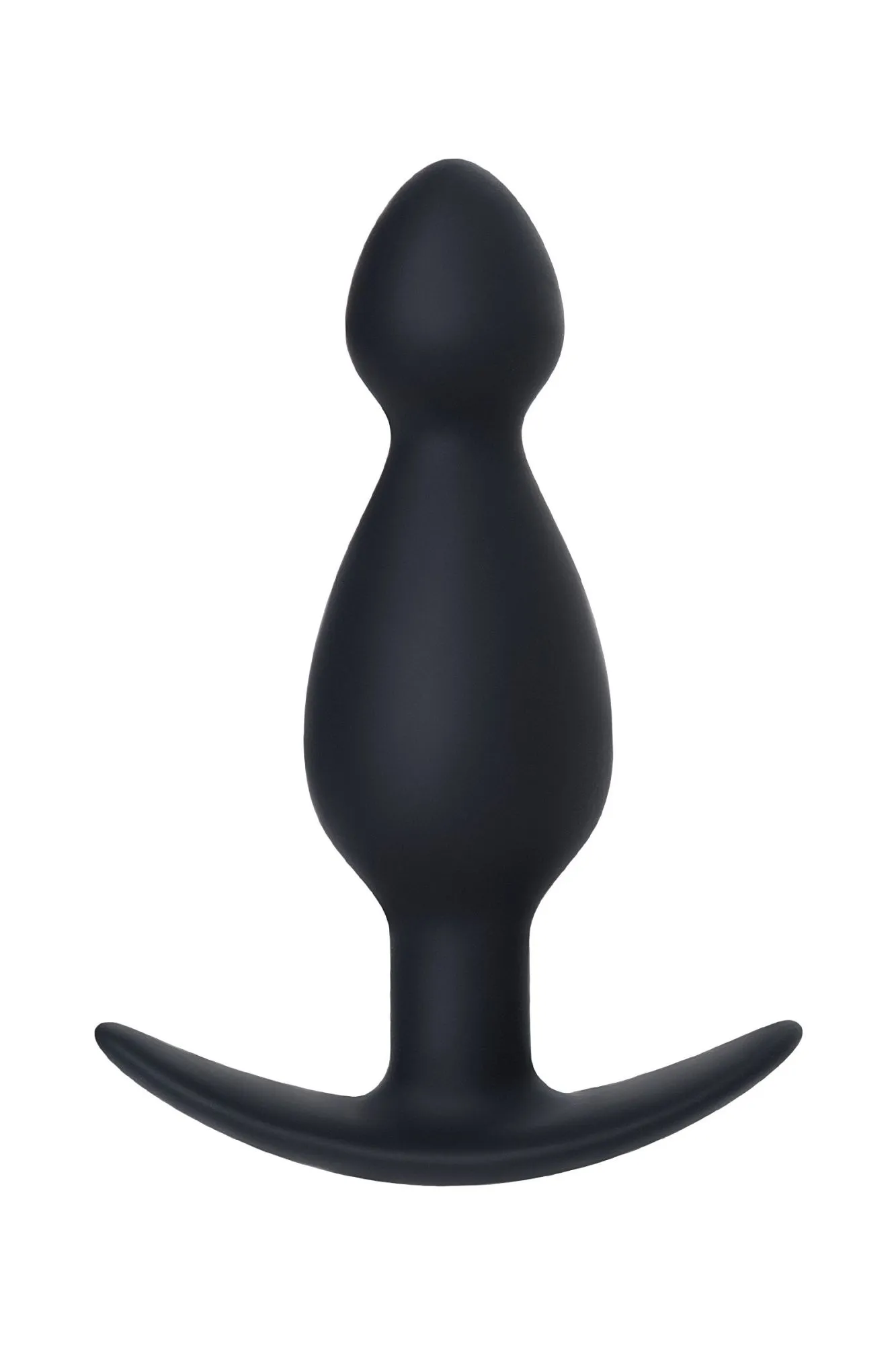 анальная пробка a-toys by toyfa, размер m, силикон, черная, 11,5 см в 