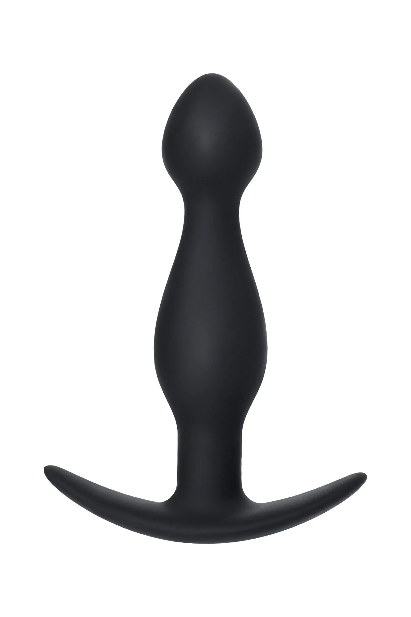 анальная пробка a-toys by toyfa, размер s, cиликон, черная, 11,5 см в 