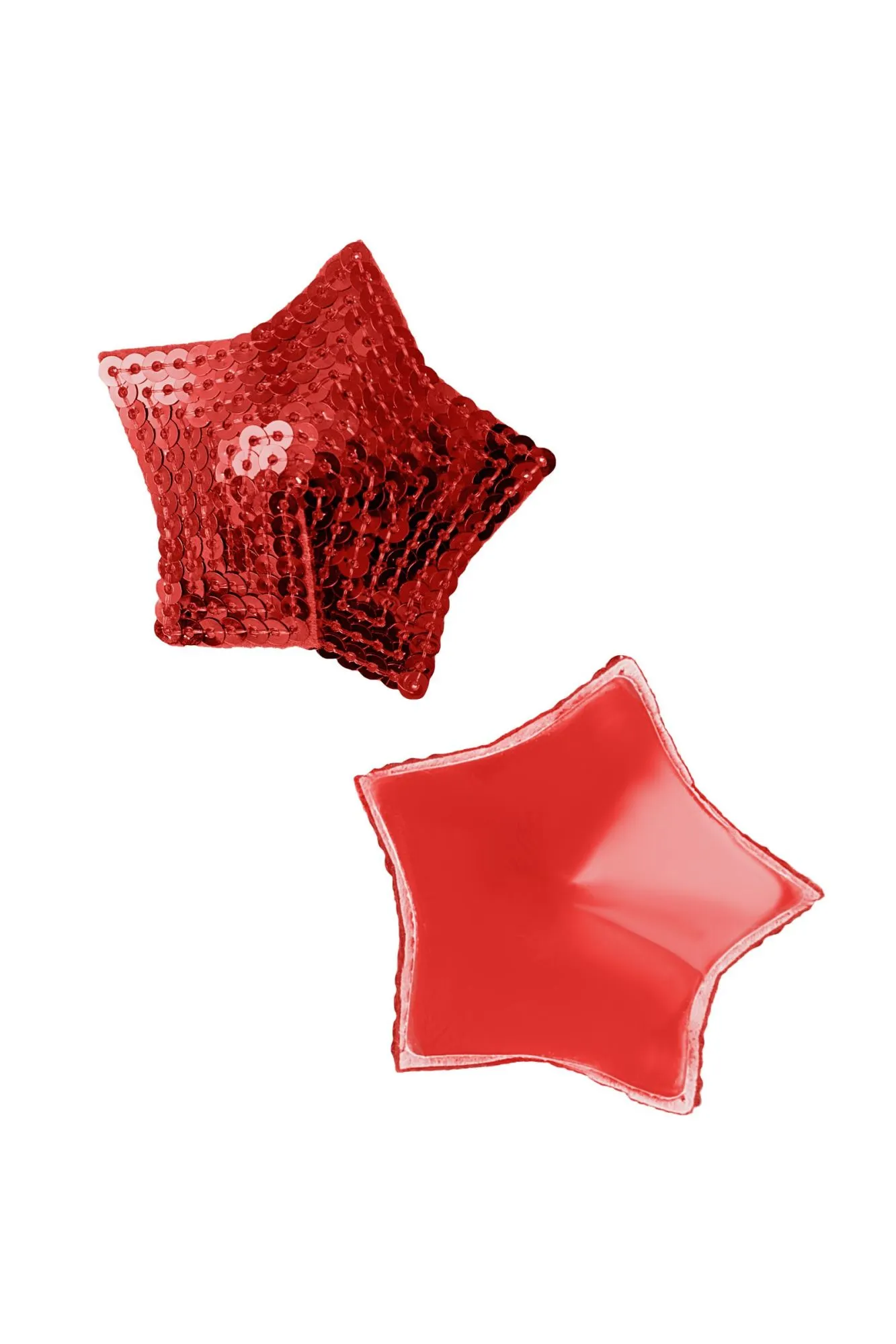 Эротическое пэстис erolanta starla, в форме звезд, красный в 