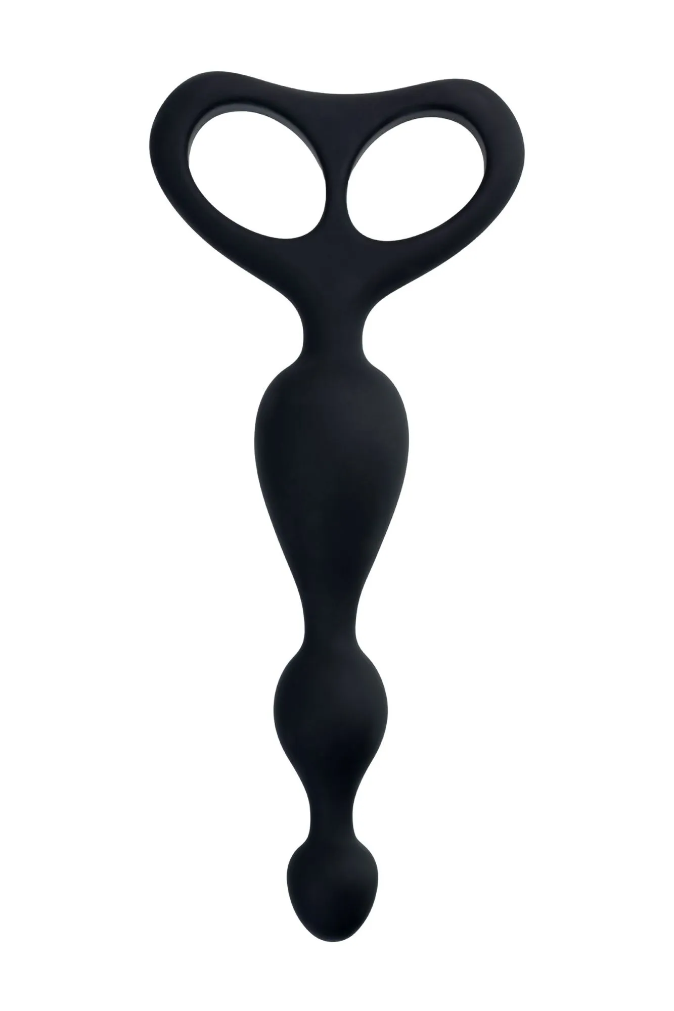 анальная втулка popo pleasure by toyfa aquilae, водонепроницаемая, силикон, черная, 18 см, ø 3 см в 