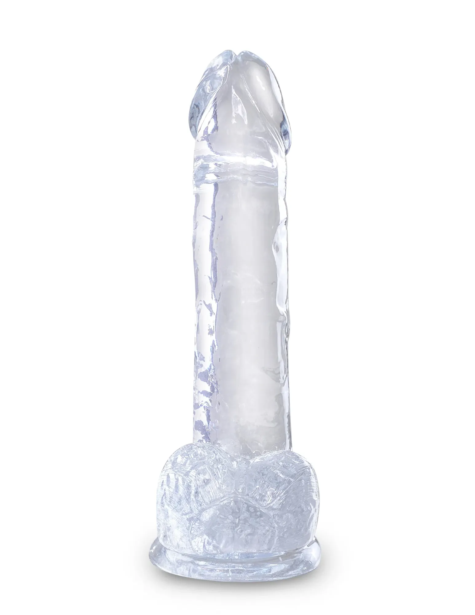 фаллоимитатор king cock clear 7" cock with balls pipedream 575420pd в 