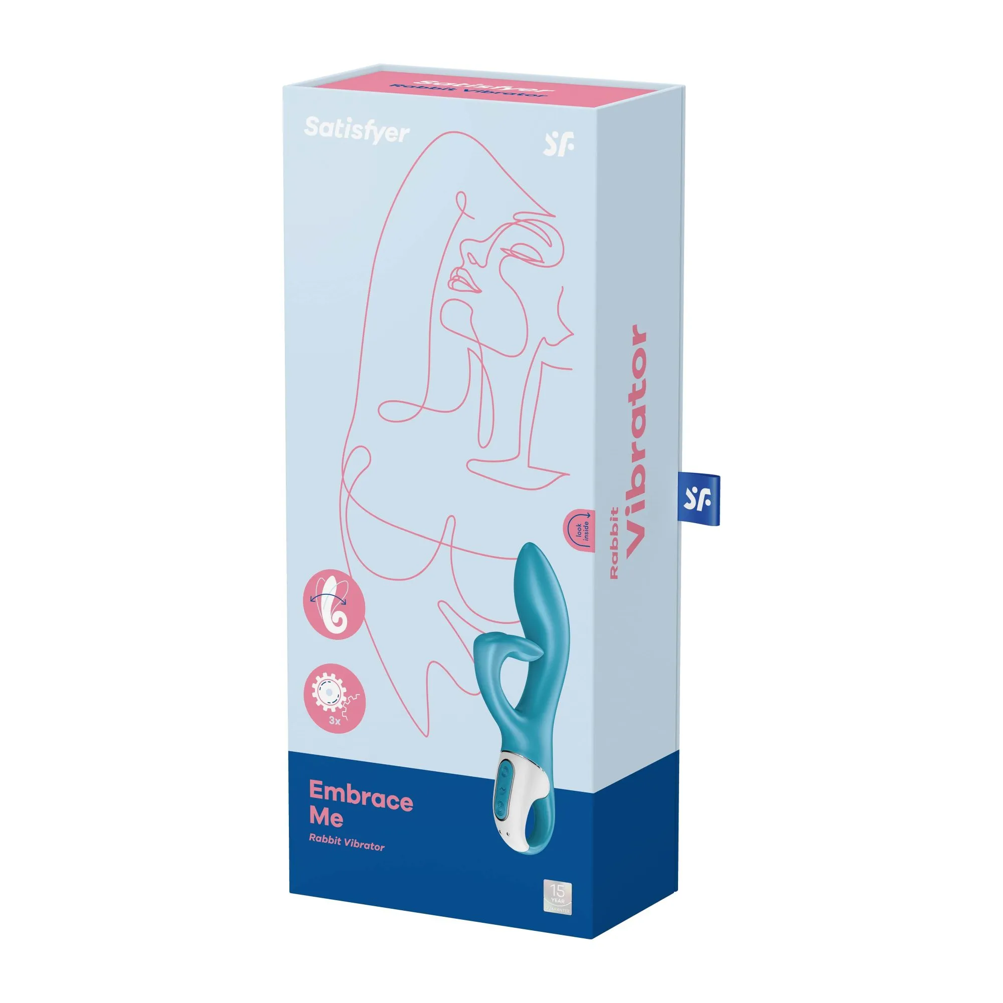 вибратор satisfyer embrace me turquoise 036595sa в 