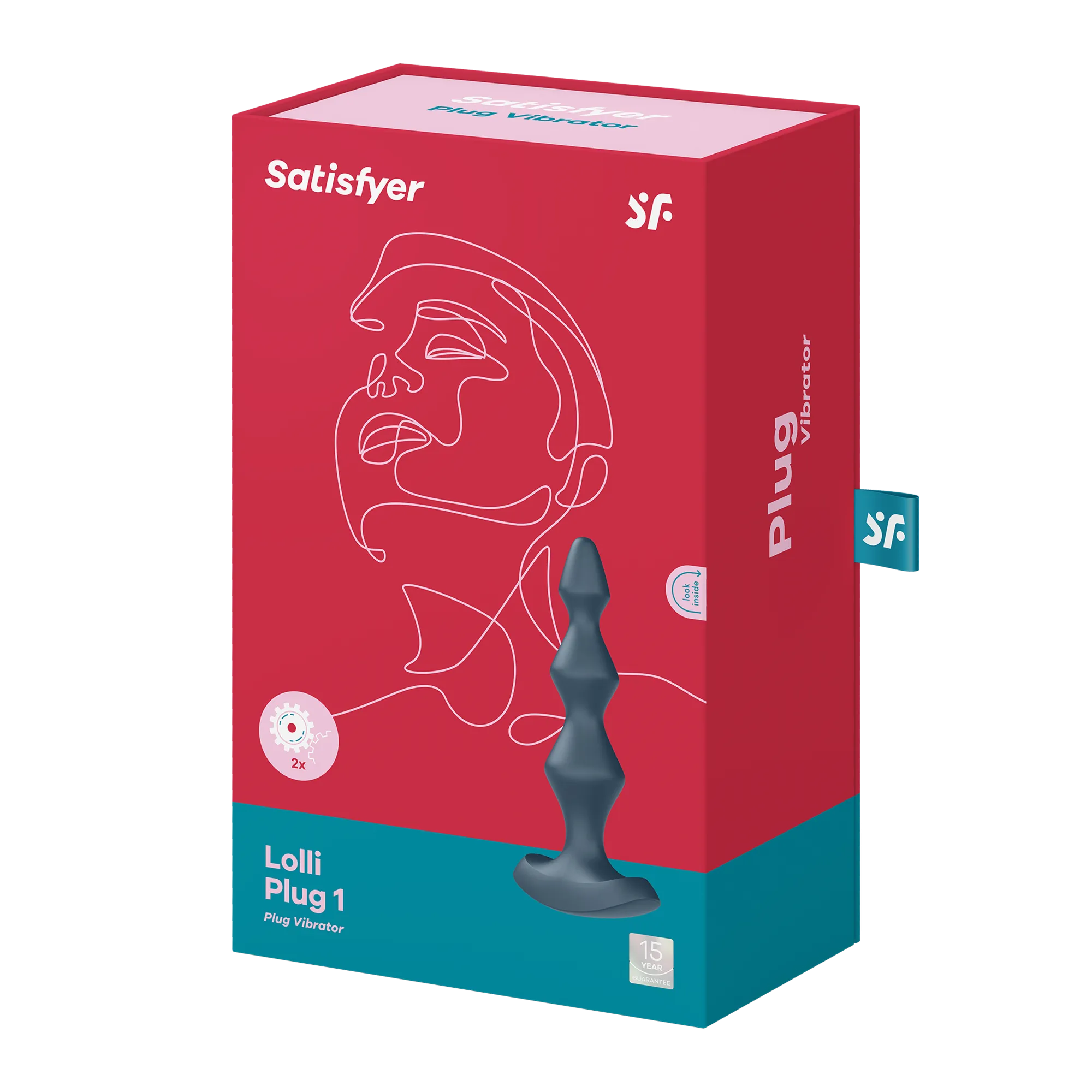 анальная пробка с вибрацией lolli-plug 1 dark teal 003191sa в 