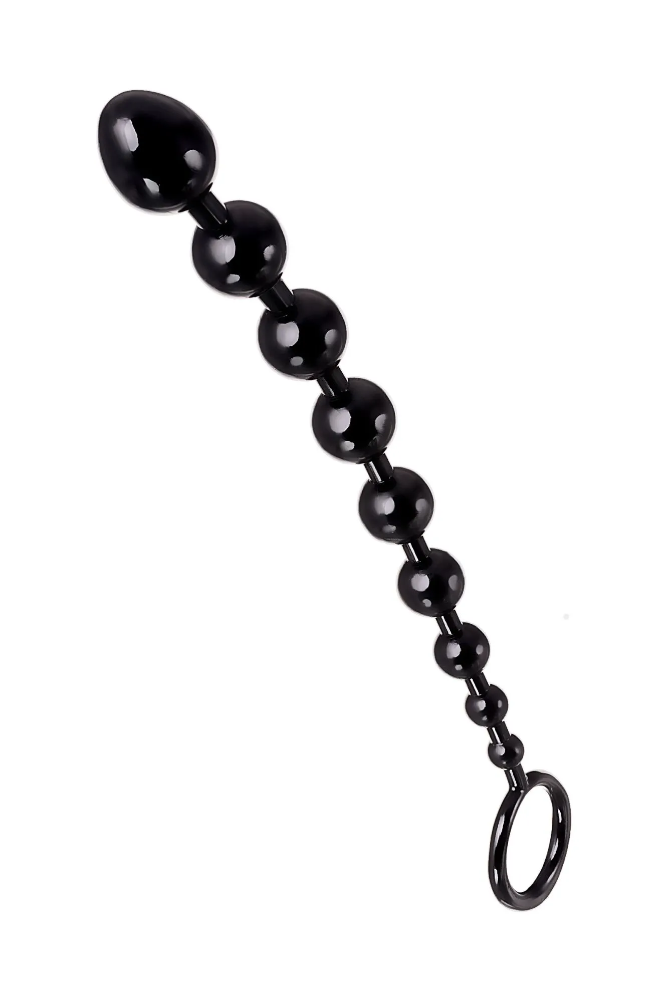 анальная цепочка toyfa a-toys talis, tpe, черный, 28,3 см в 