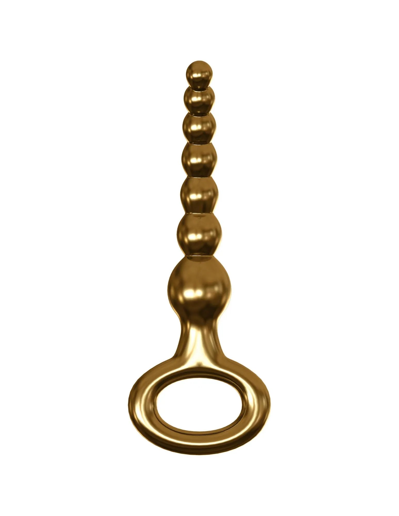 анальный стимулятор pipedream icicles gold edition g09, стеклянный в 