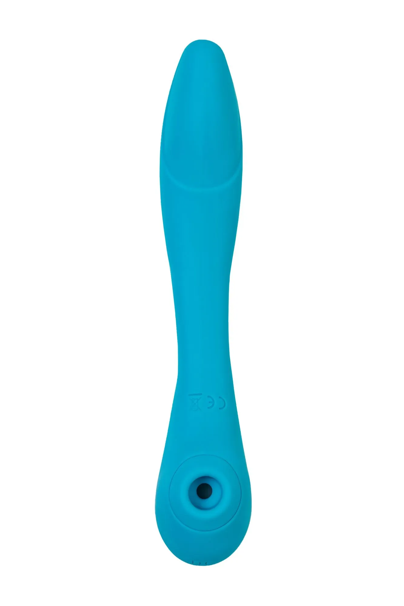 многофункциональный вибратор l'eroina cycla, силикон, голубой, 20 см в 