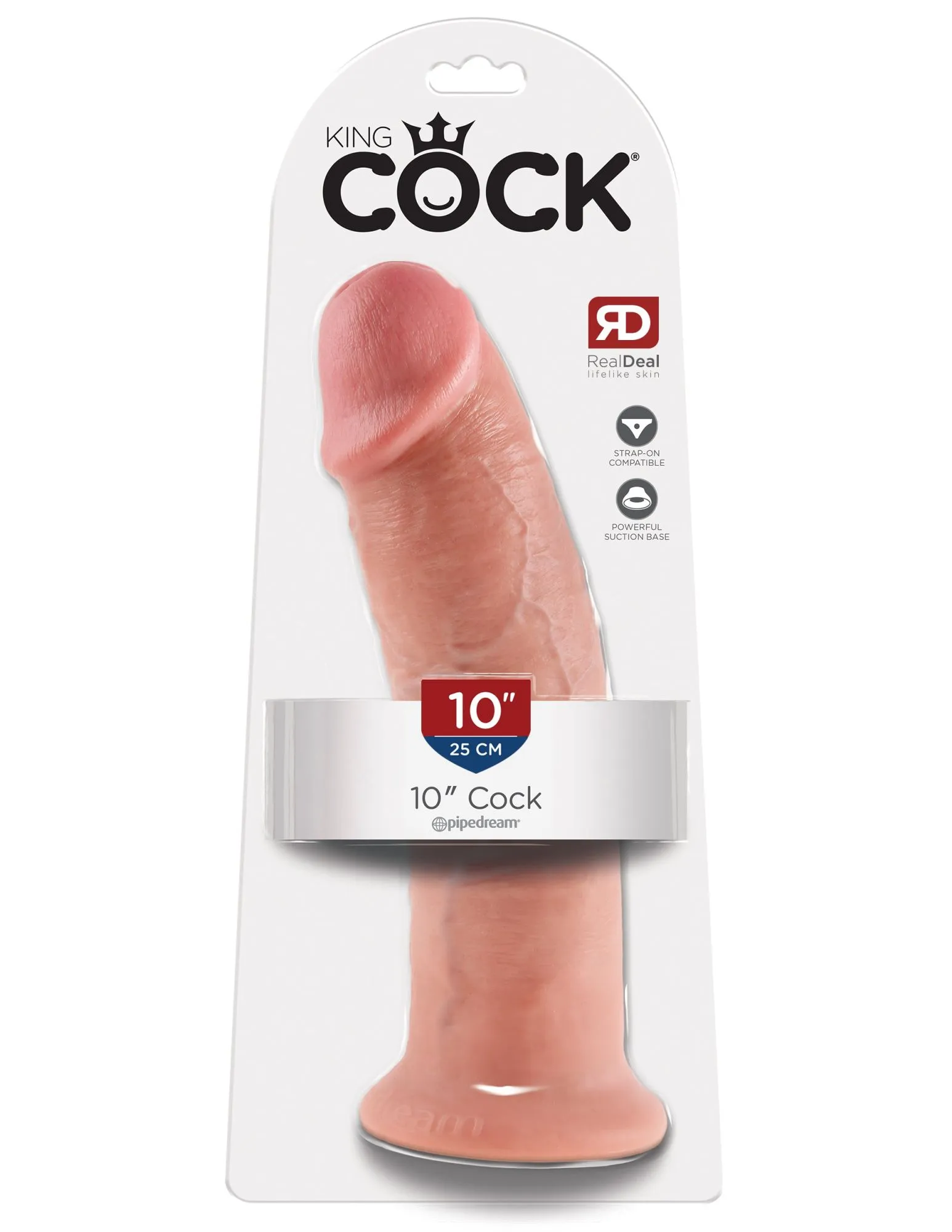 фаллоимитатор king cock 25 см cock pipedream 550521pd в 