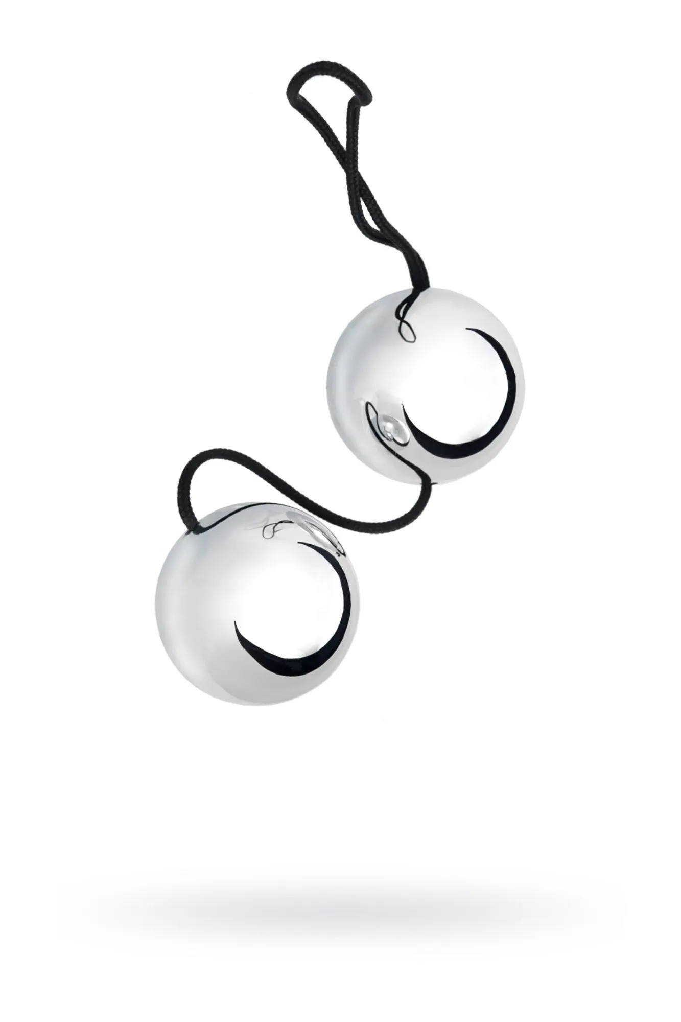 вагинальные шарики toyfa, abs пластик, серебристый, 20,5 см,ø 3,5 см в 