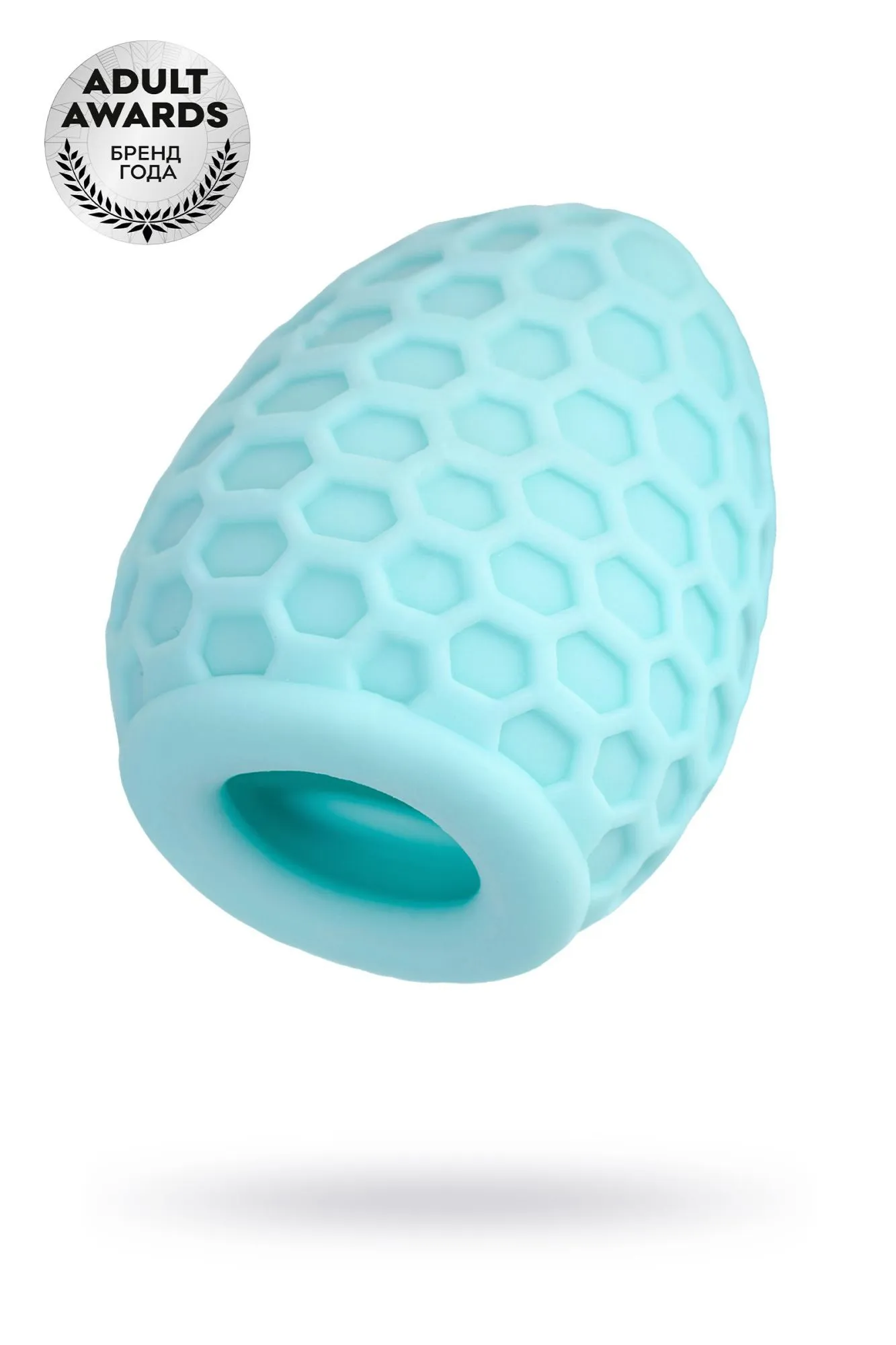 мастурбатор a-toys pufl, бирюзовый, тре, 6 см ø 2,7 см в 