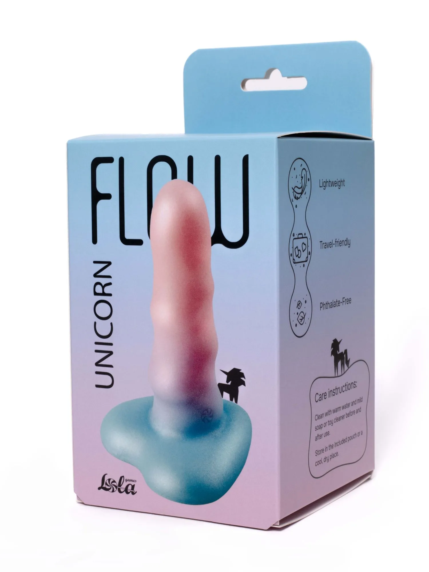 нереалистичный дилдо unicorn mini light 2047-02lola в 