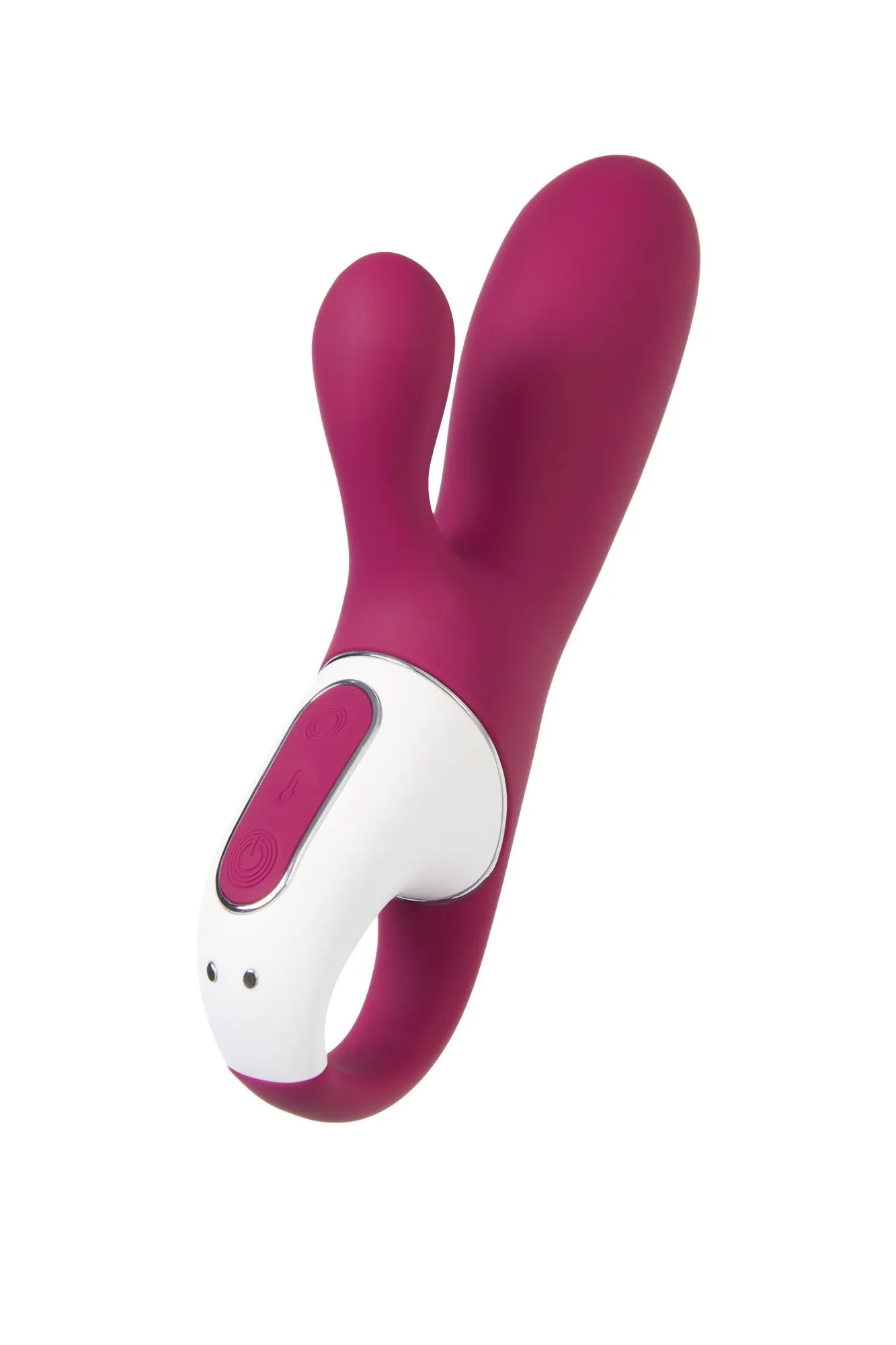 вибратор satisfyer hot bunny с клиторальным стимулятором, красный в 