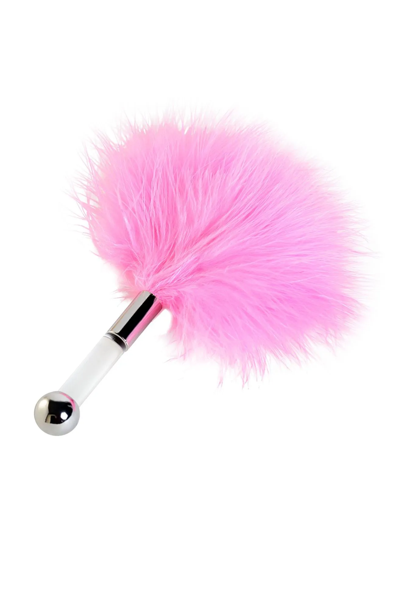 щекоталка toyfa theatre, пух, розовая в 