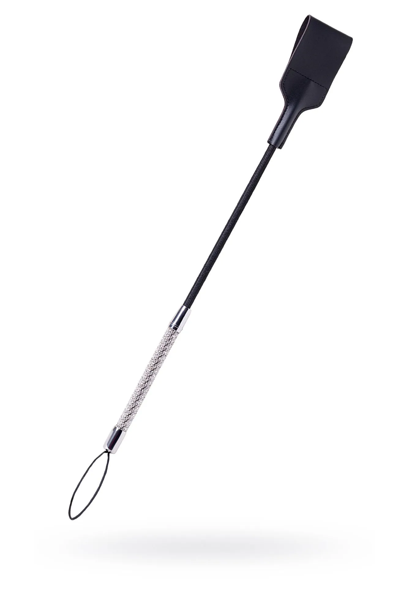 стек toyfa theatre, кожаный, черный, 44 см в 